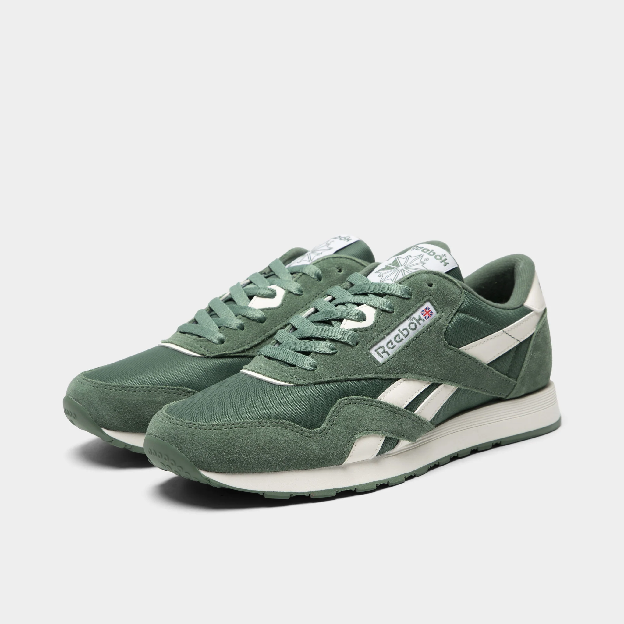 Reebok CL Nylon Green / White - Image 2