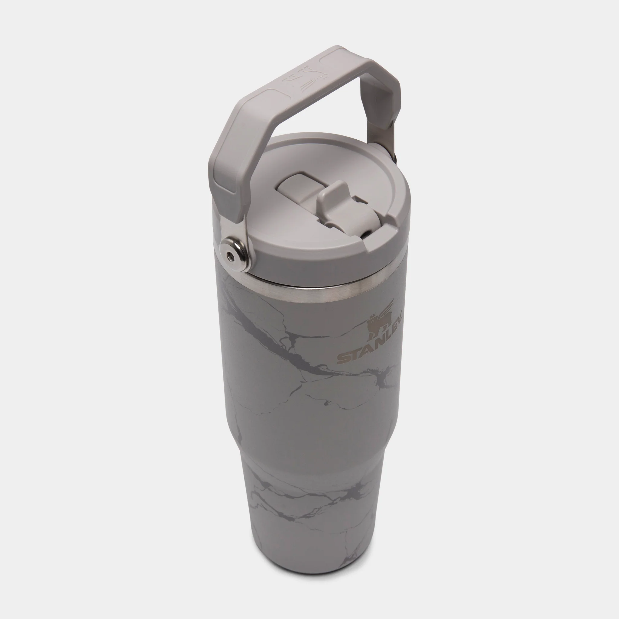 Stanley The IceFlow Flip Straw 2.0 Tumbler 30oz/ Ash Marble - Image 2