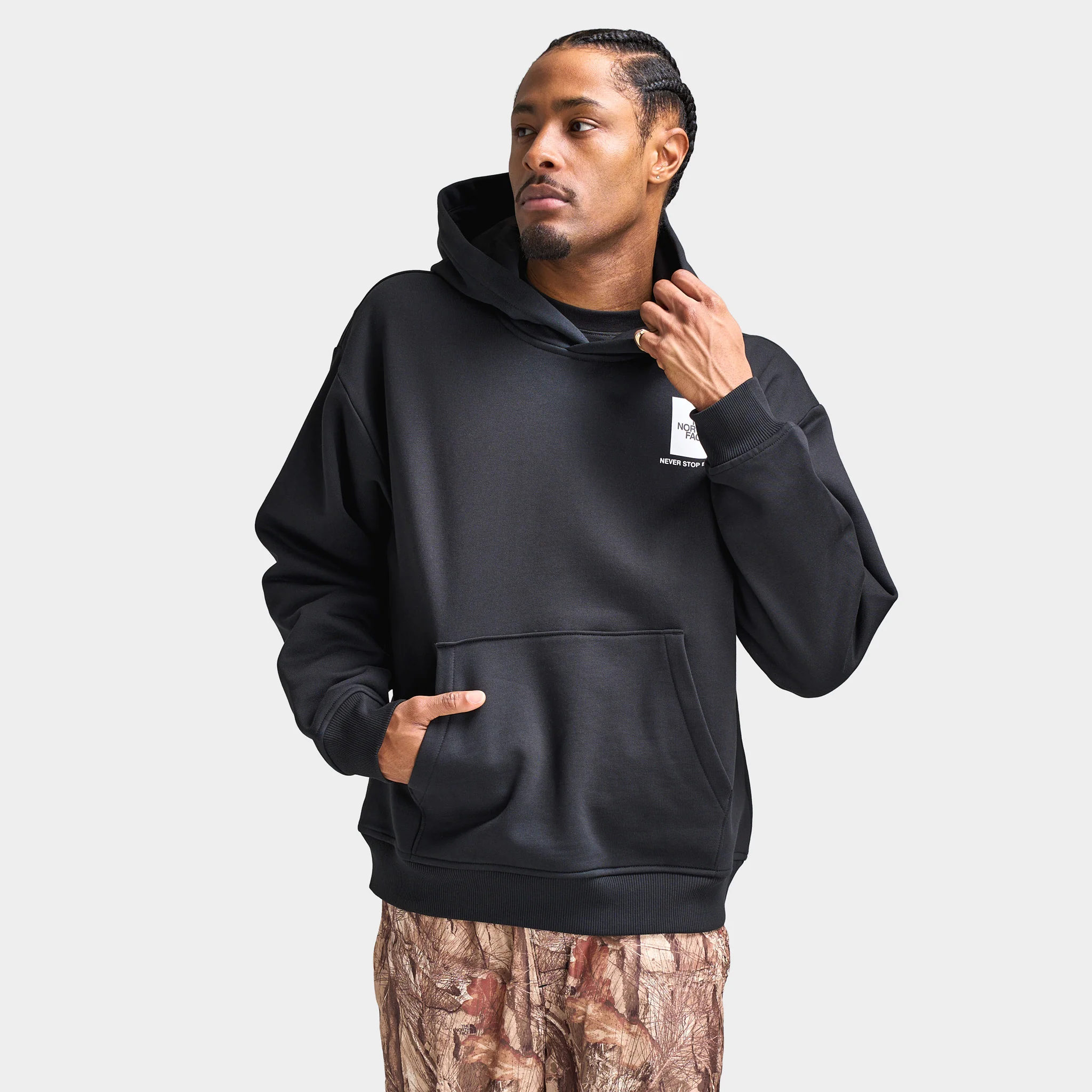 The North Face M Oversized Heavy Weight Forest / TNF Black - Image 5