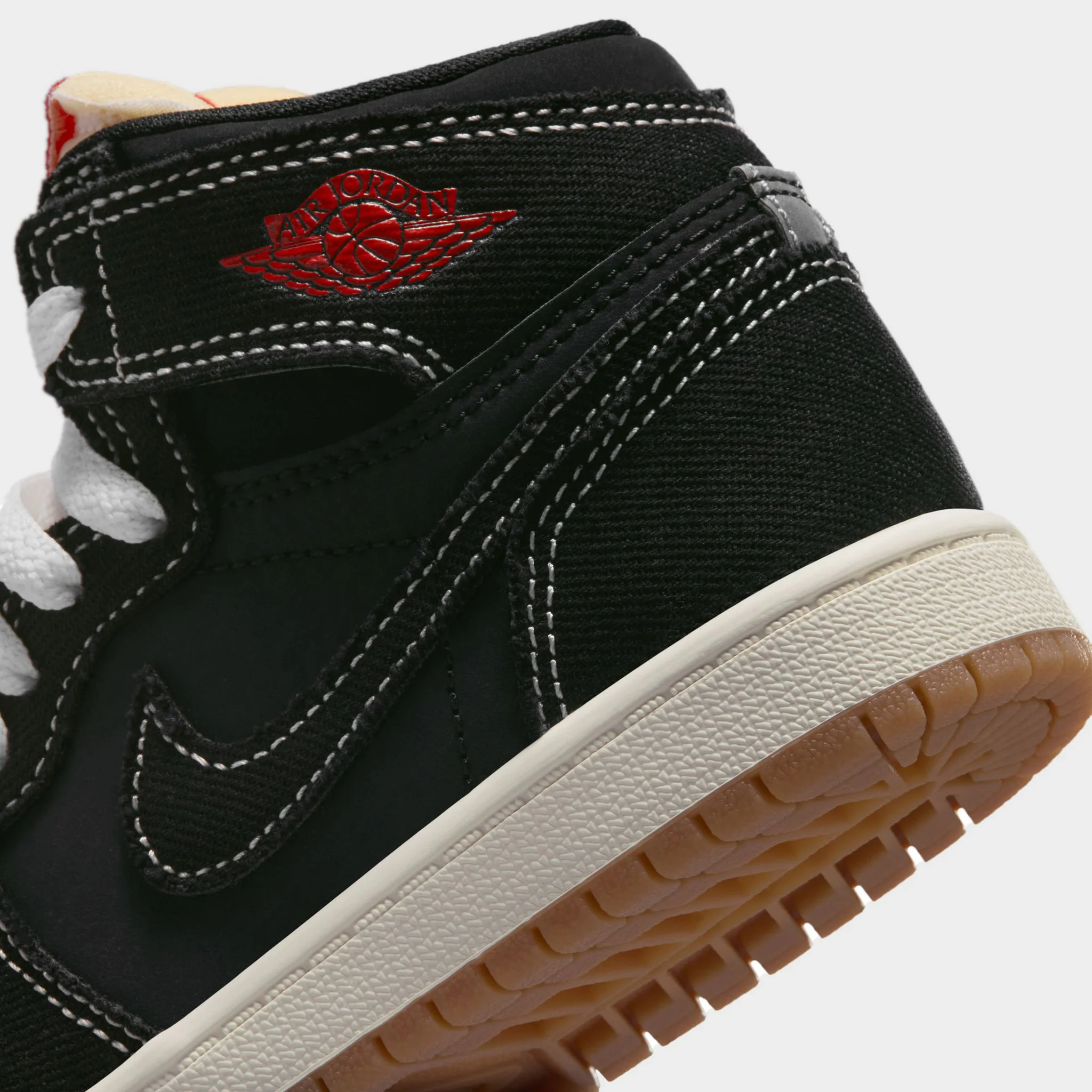 Jordan 1 High OG Retro PS Black / Sail - Gum - Image 4