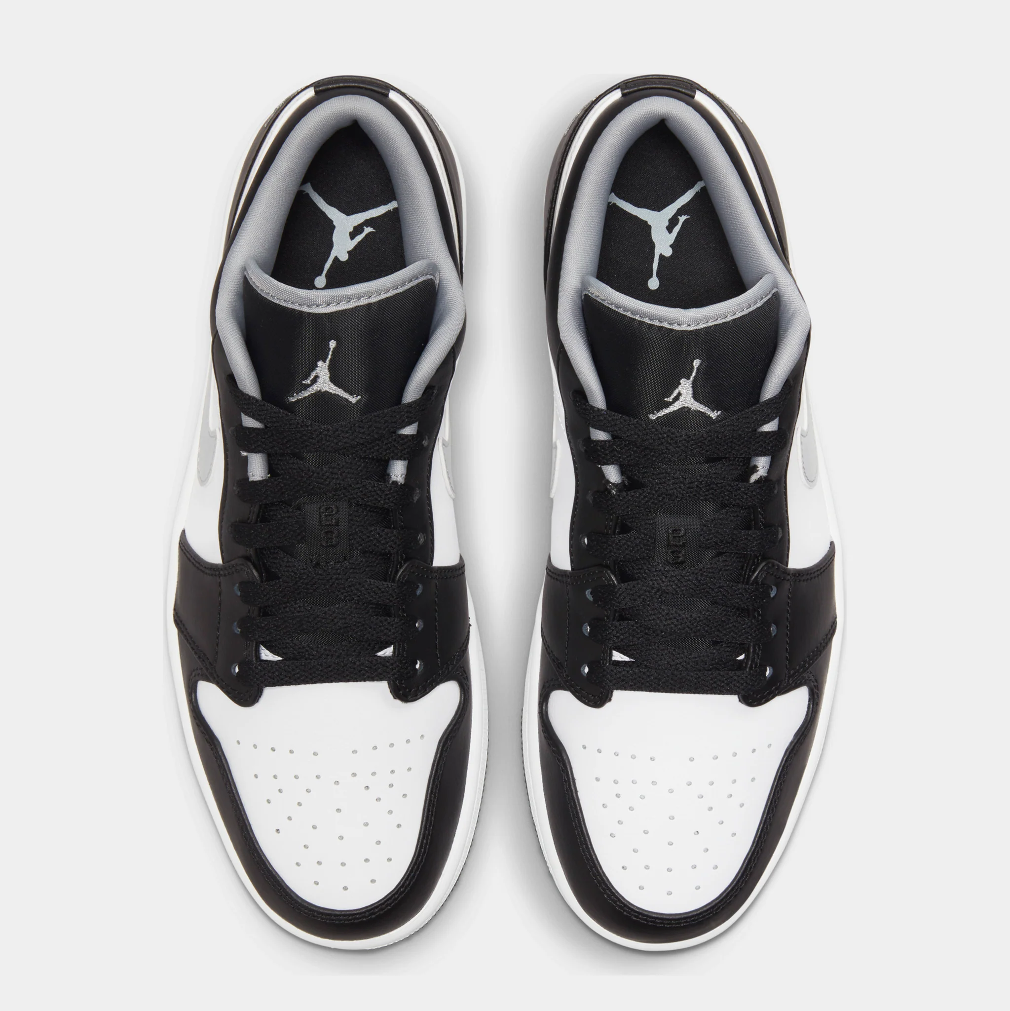Jordan 1 Low Black / Particle Grey - White - Image 4