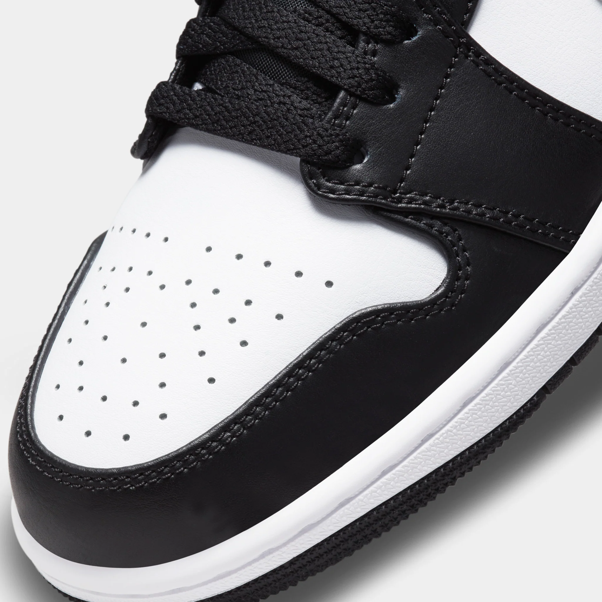 Jordan 1 Low Black / Particle Grey - White - Image 6