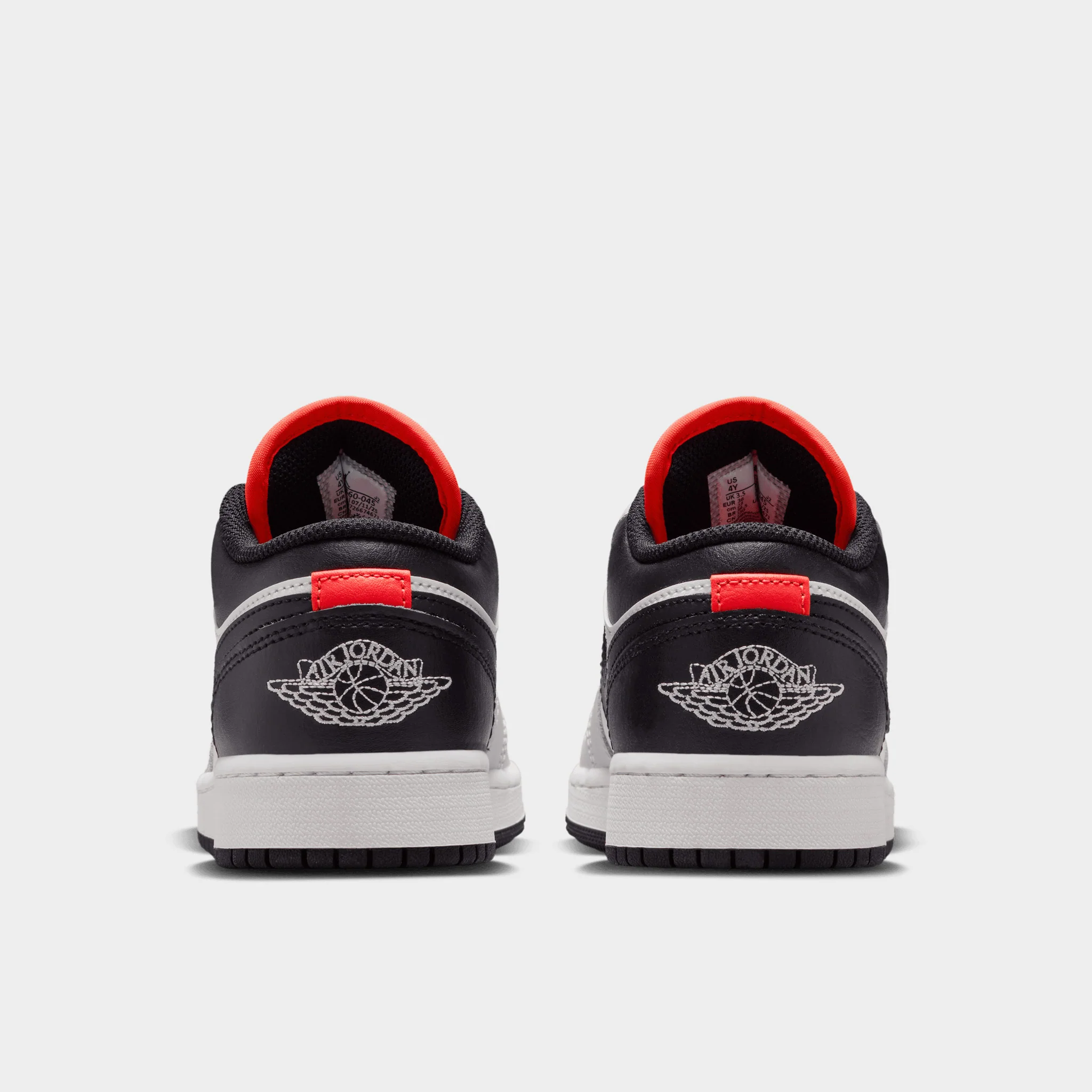 Jordan 1 Low GS Black / Black - Summit White - Image 4
