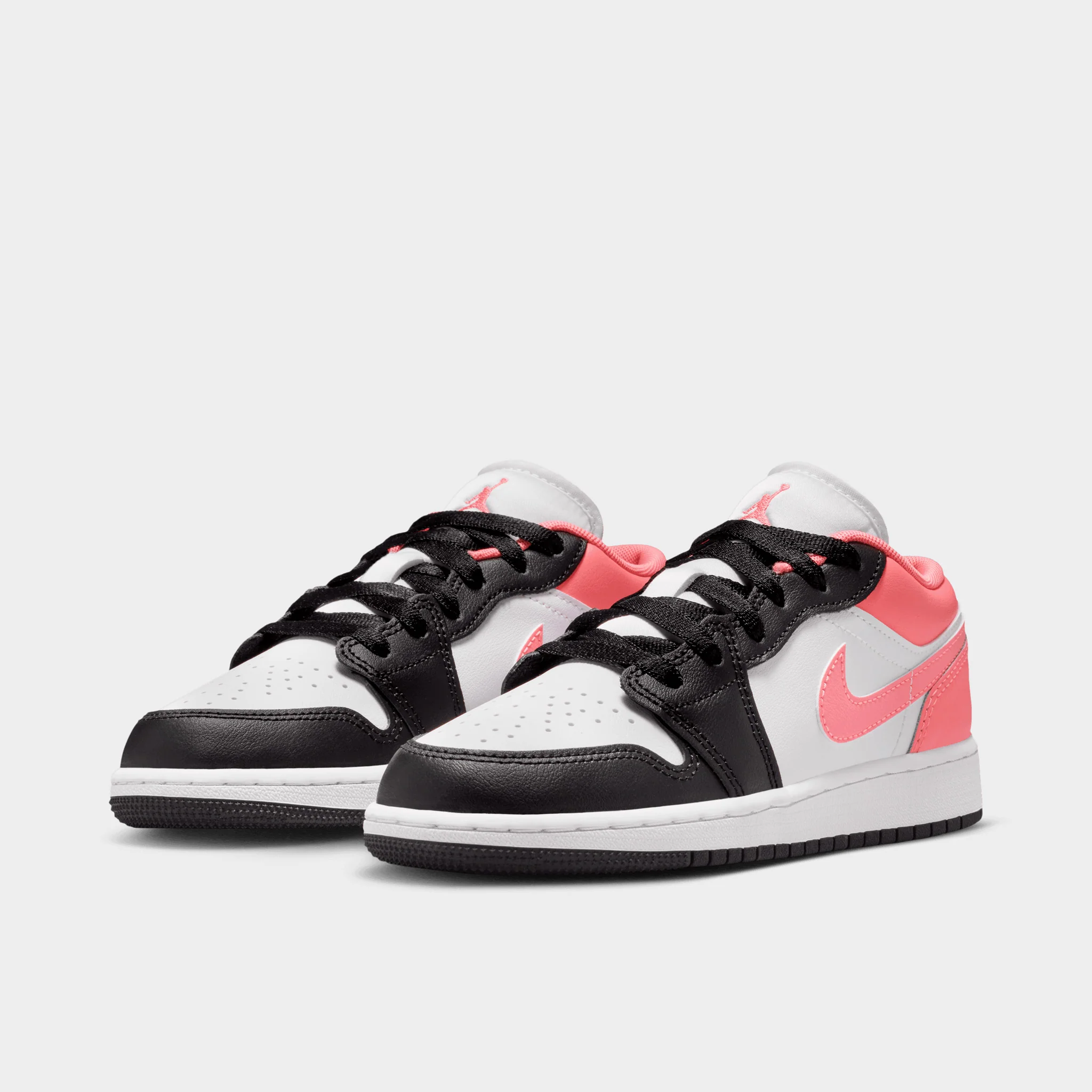 Jordan 1 Low GS Black / Pink Gaze - White - Image 2