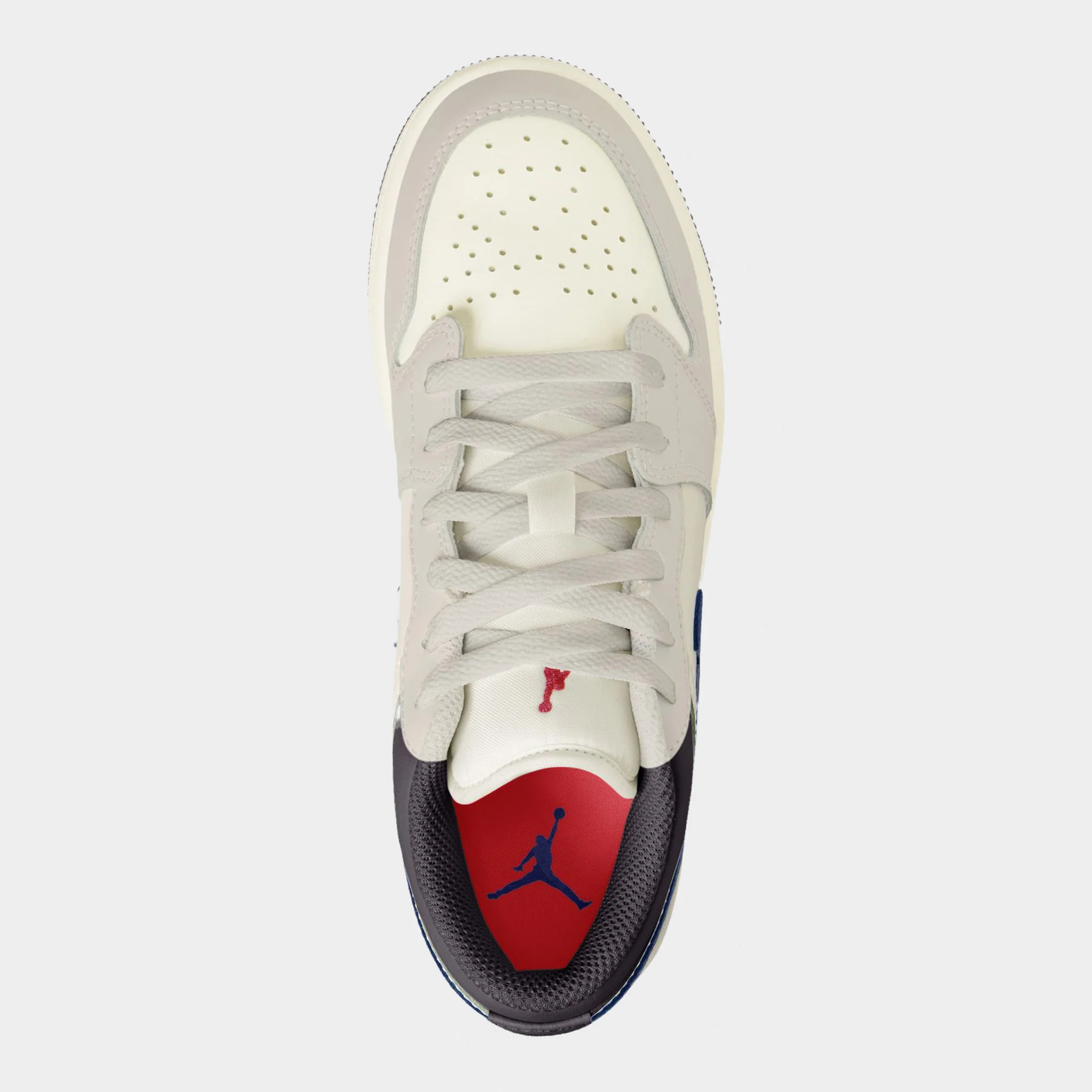 Jordan 1 Low GS Phantom / University Red - Sail - Image 7
