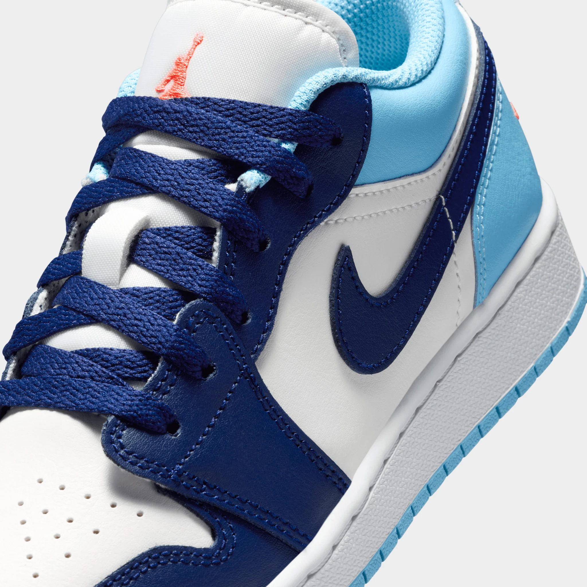 Jordan 1 Low GS Sail / Blue Void - Blue Chill - Image 3