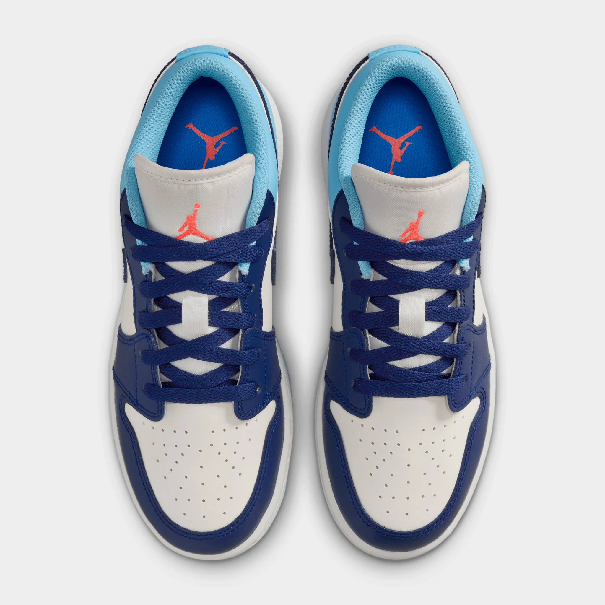 Jordan 1 Low GS Sail / Blue Void - Blue Chill - Image 6