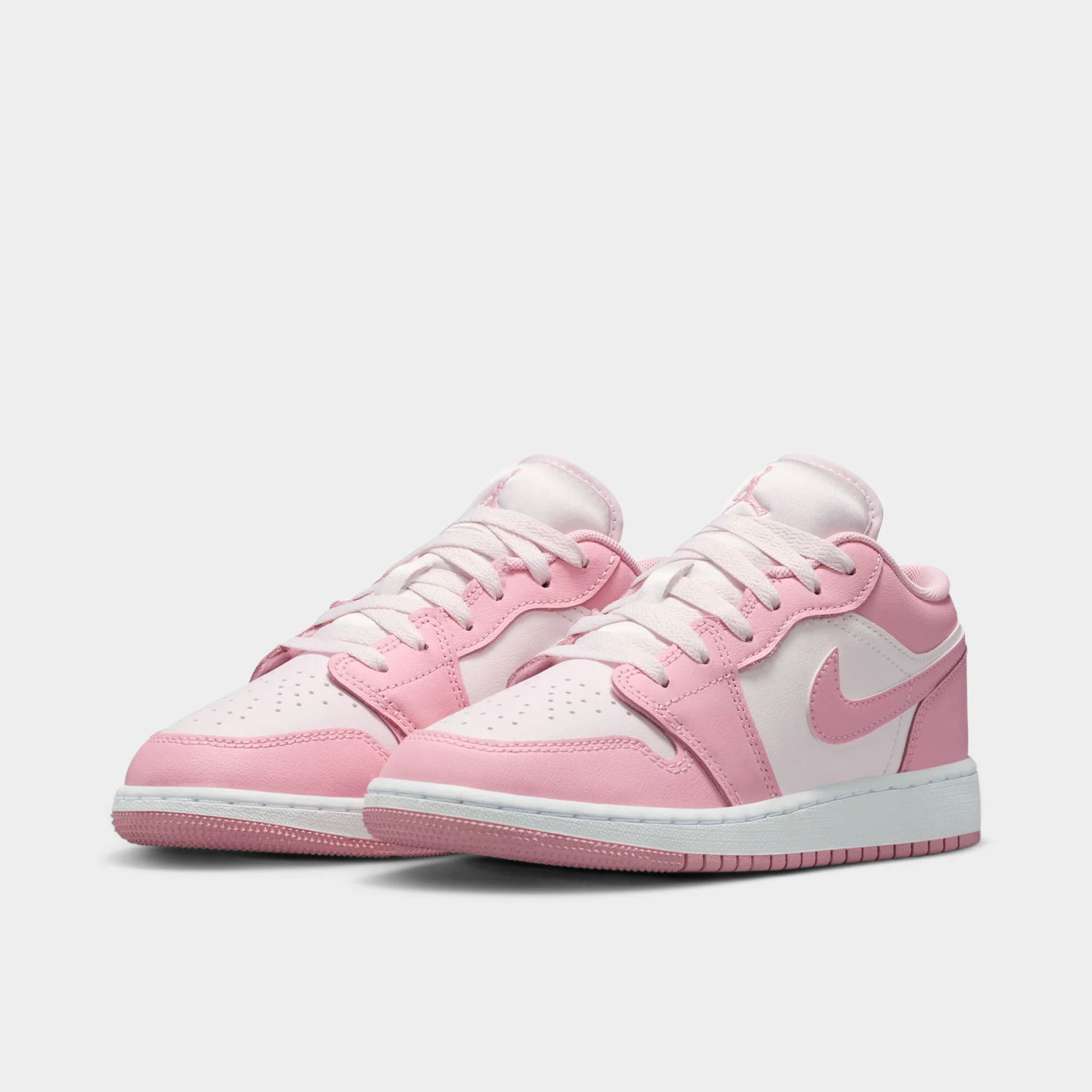 Jordan 1 Low Medium Soft Pink / Pearl Pink - White - Image 2