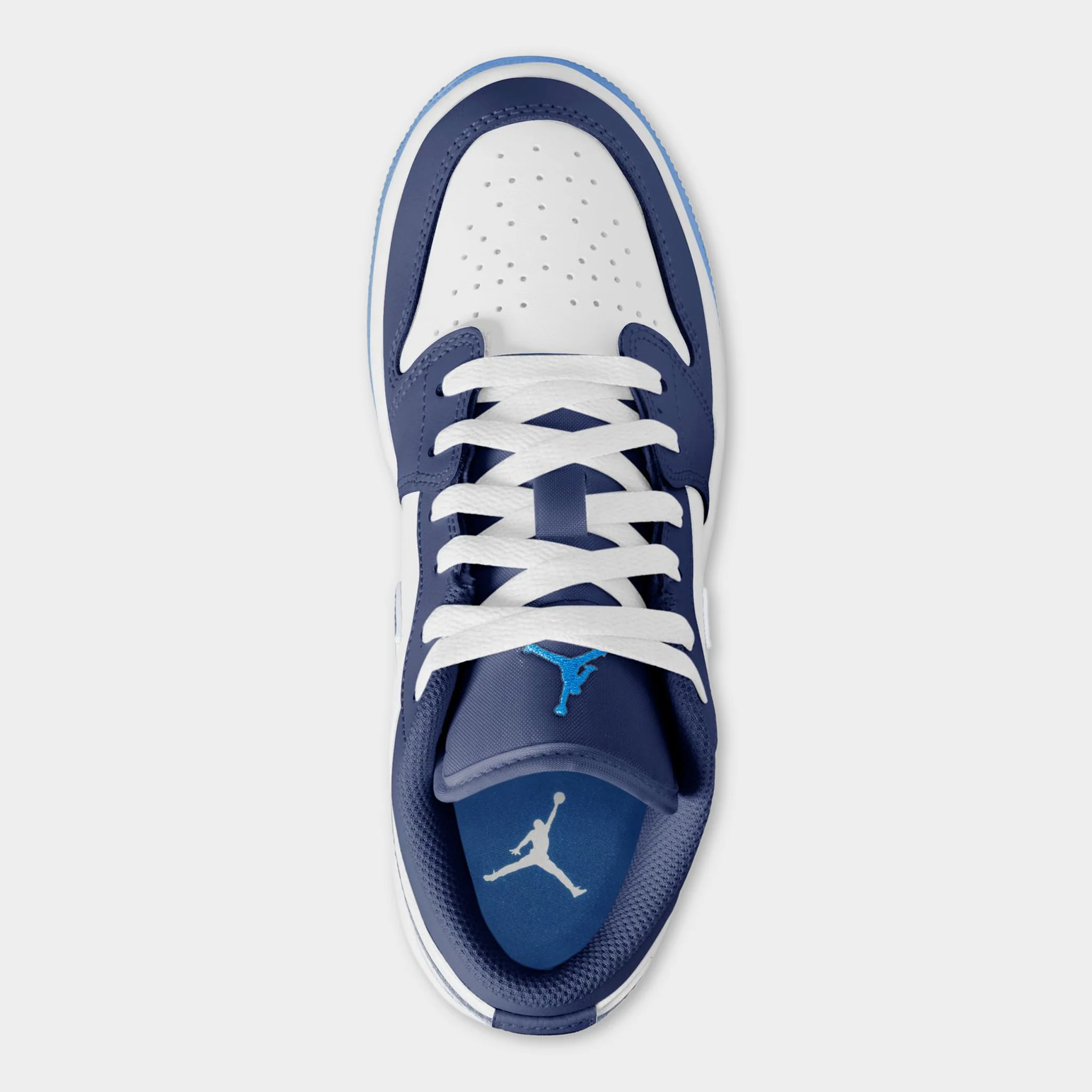 Jordan 1 Low GS Midnight Navy / University Blue - White - Image 7
