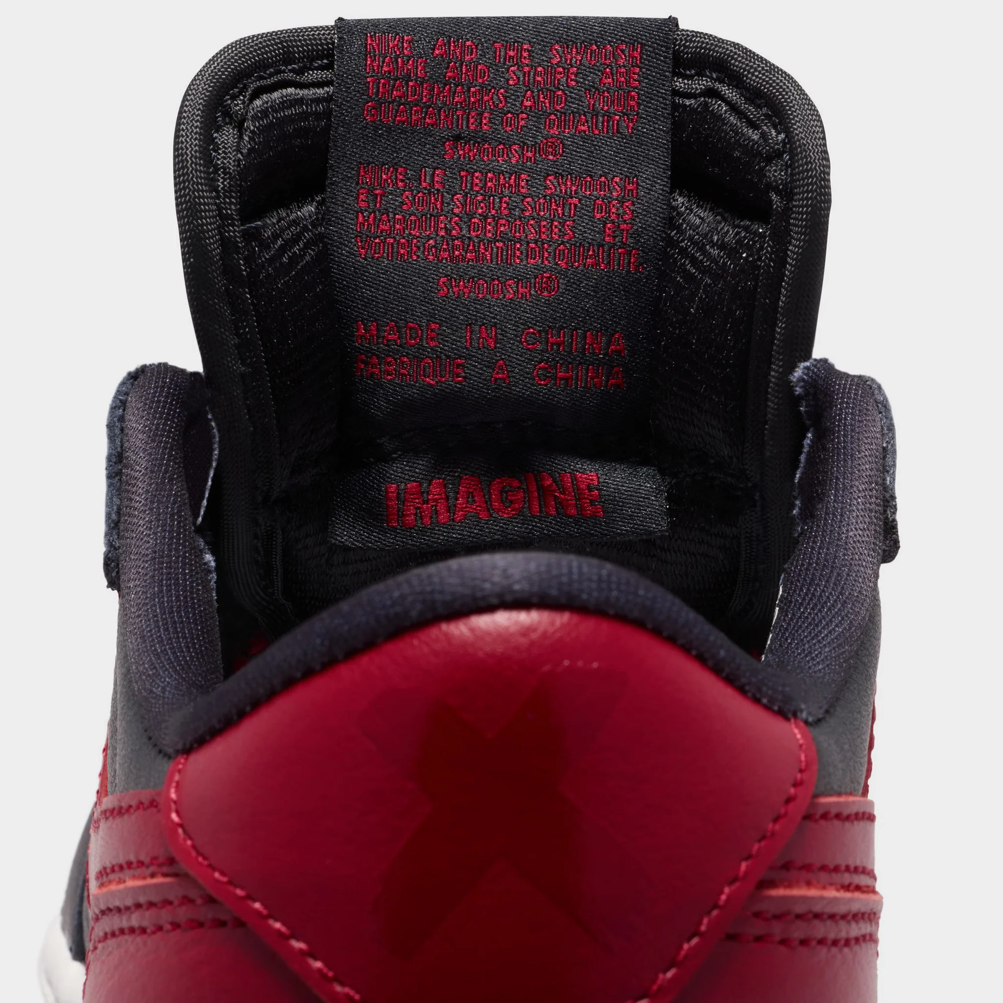 Jordan 1 Low OG Retro GS Black / Black - Varsity Red - Image 4