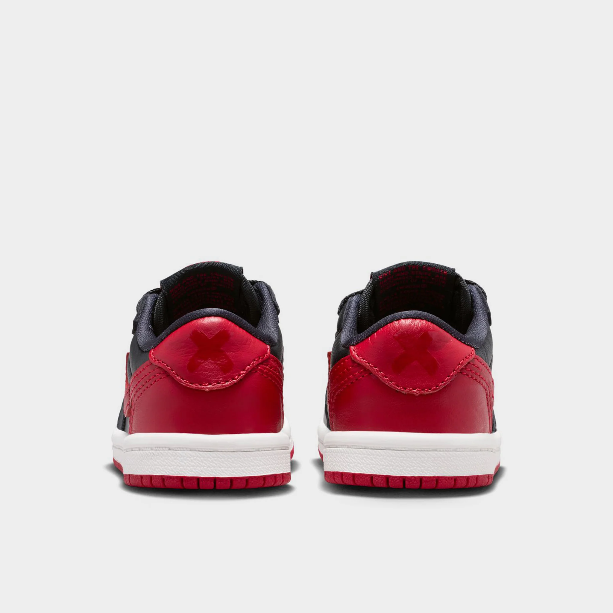 Jordan 1 Low OG Retro TD Black / Black - Varsity Red - Image 5