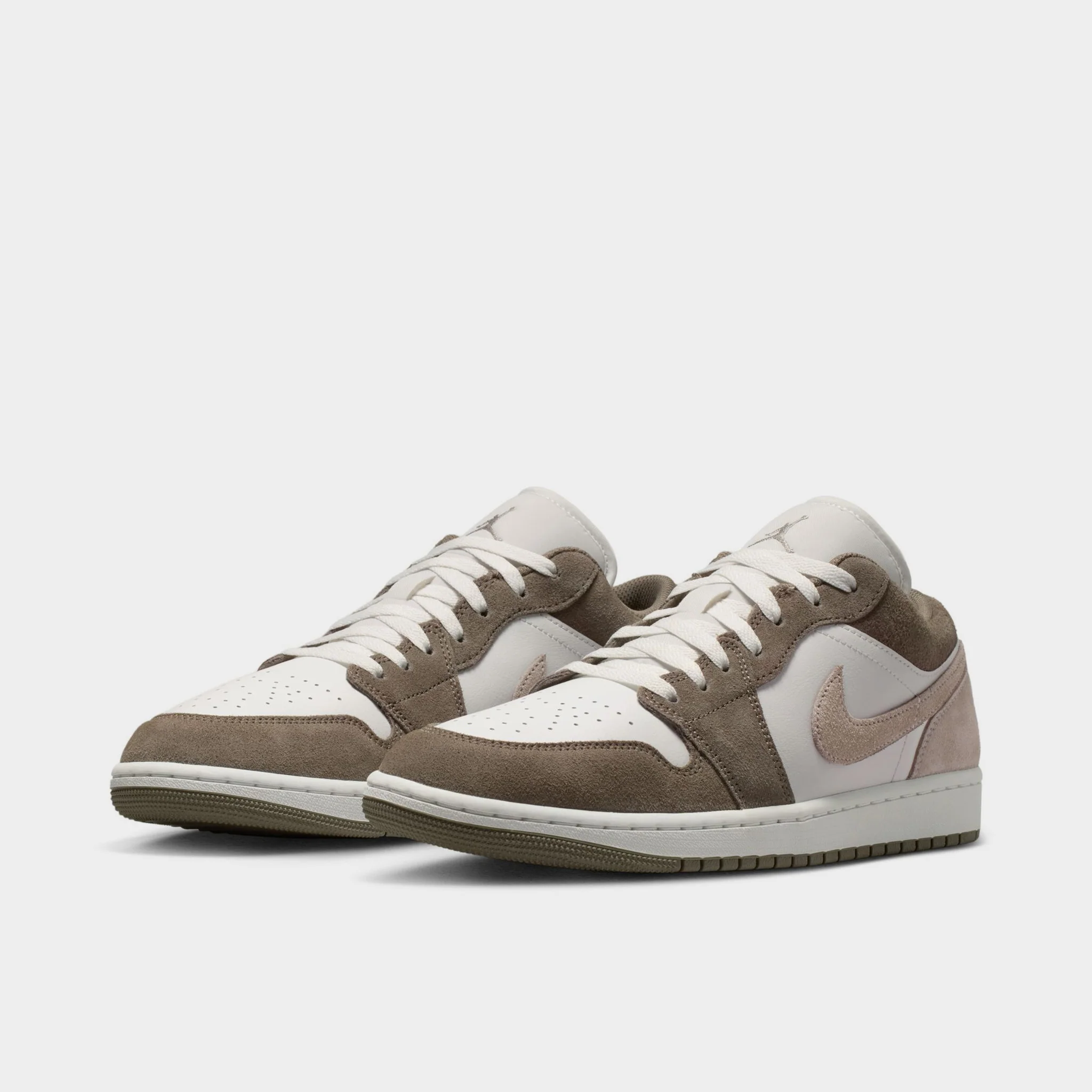 Jordan 1 Low Olive Grey / Enigma Stone - Summit White - Image 2
