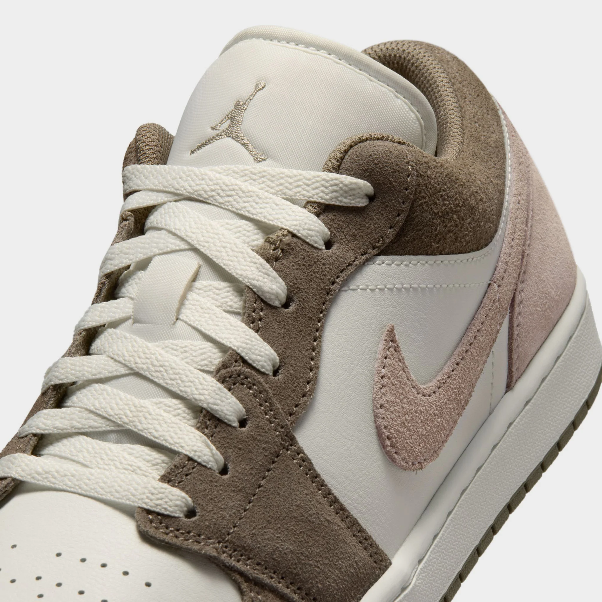 Jordan 1 Low Olive Grey / Enigma Stone - Summit White - Image 3