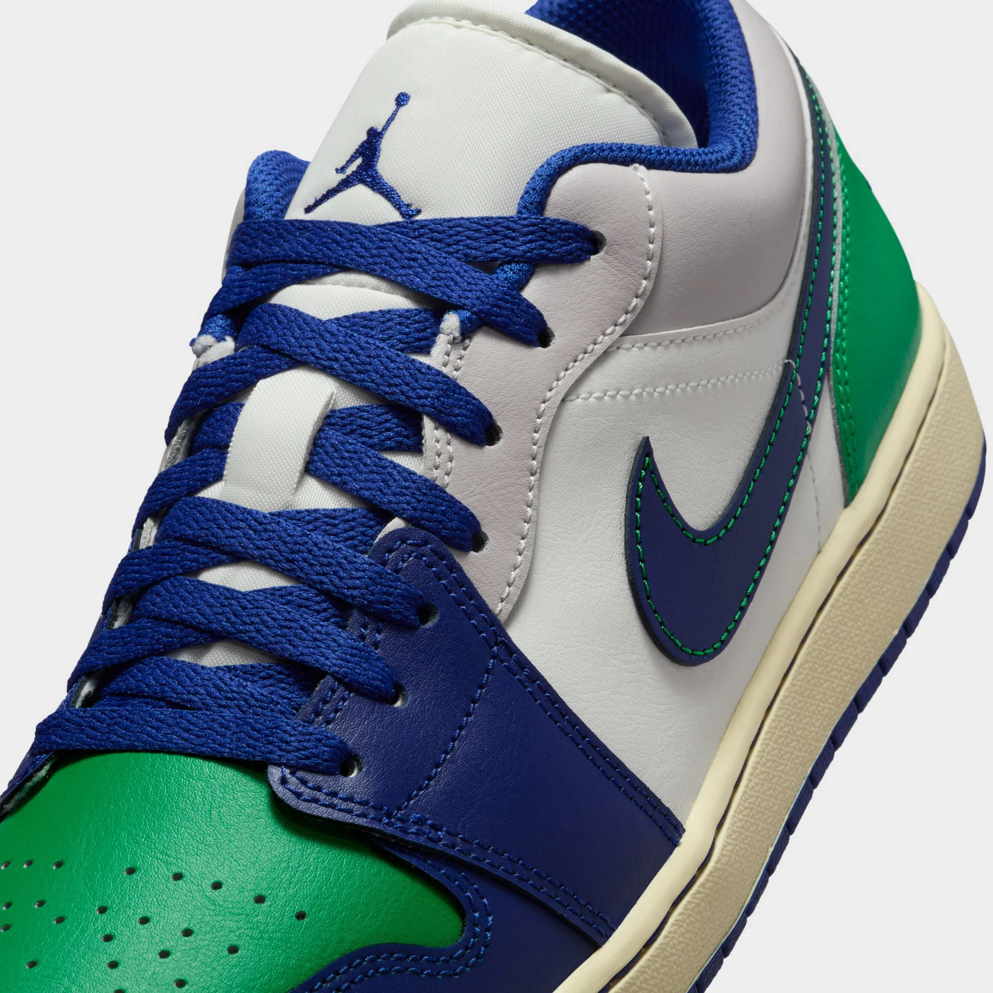 Jordan 1 Low Sail / Deep Royal Blue - Stadium Green - Image 3
