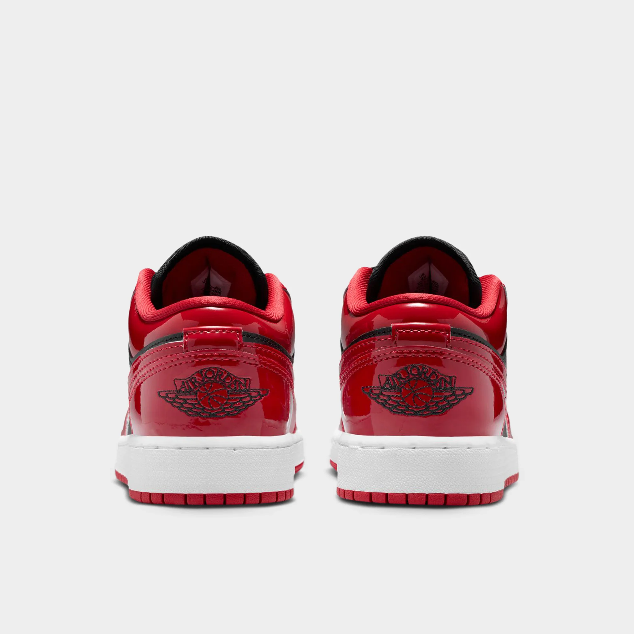 Jordan 1 Low SE GS Black / Varsity Red - White - Image 4