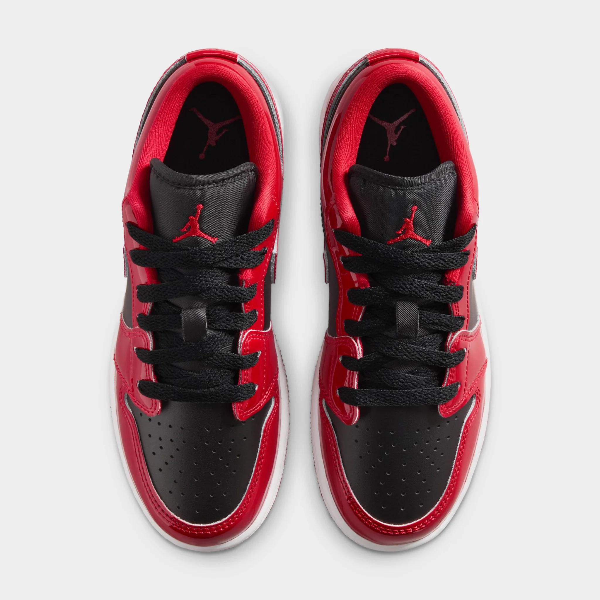 Jordan 1 Low SE GS Black / Varsity Red - White - Image 5