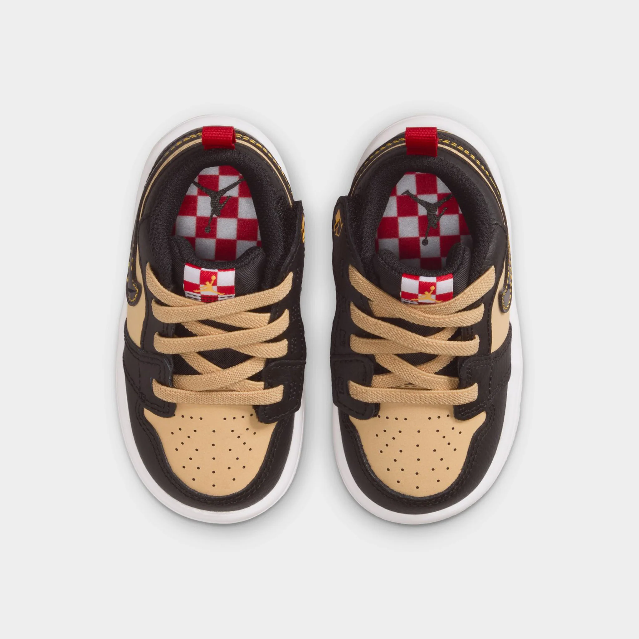 Jordan 1 Low SE TD Sesame / Fire Red - Black - Image 5