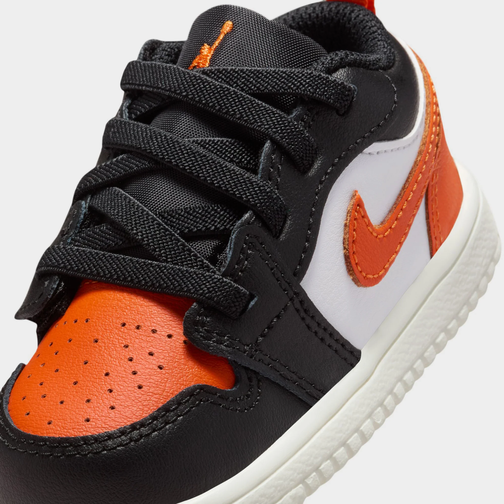 Jordan 1 Low TD Black / Starfish - White - Image 3