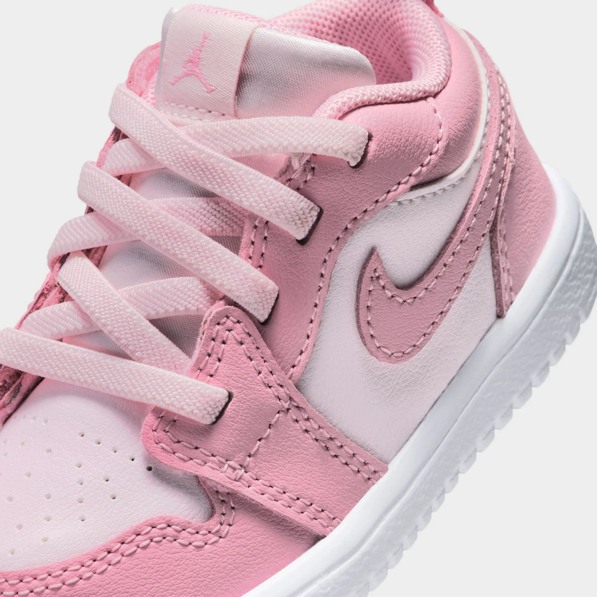 Jordan 1 Low TD Medium Soft Pink / Pearl Pink - White - Image 3