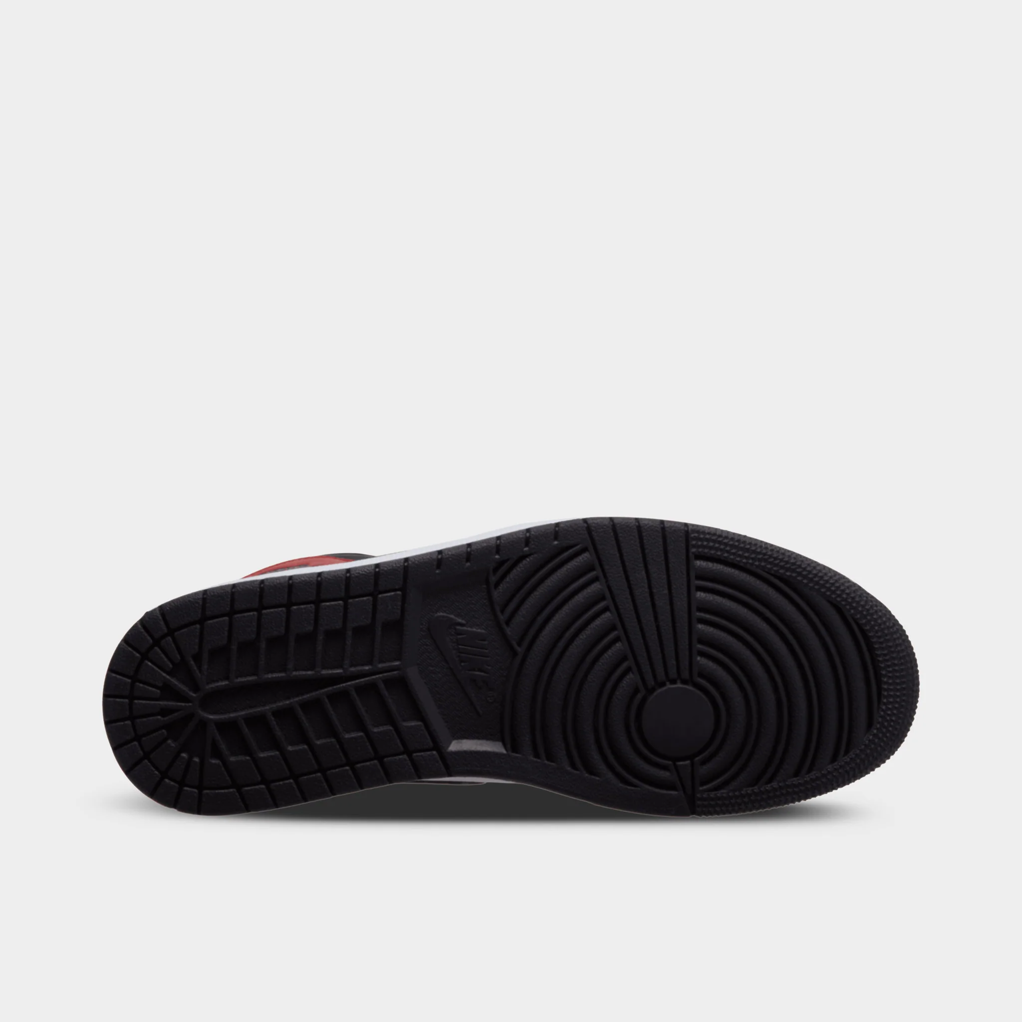 Jordan 1 Mid Black / Black - Gym Red - Image 4