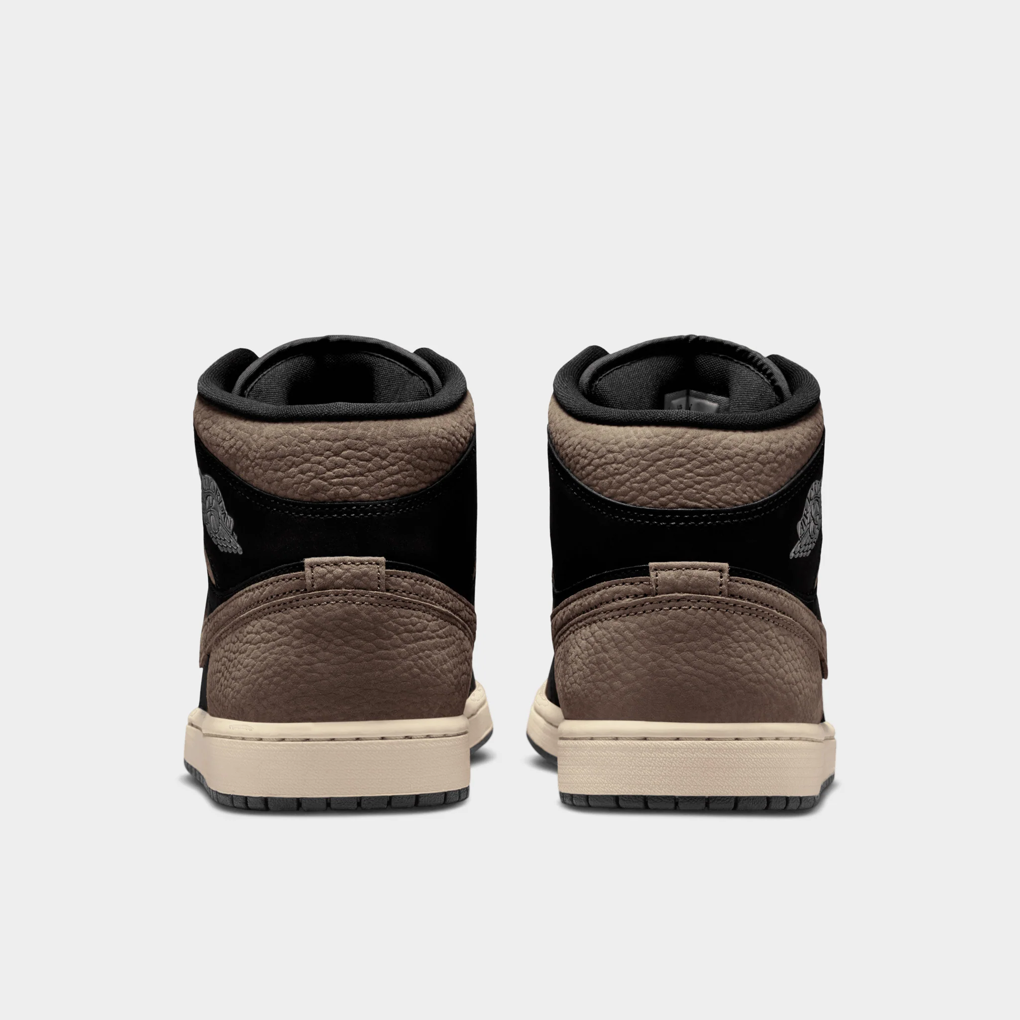 Jordan 1 Mid Black/Olive Grey - Image 4
