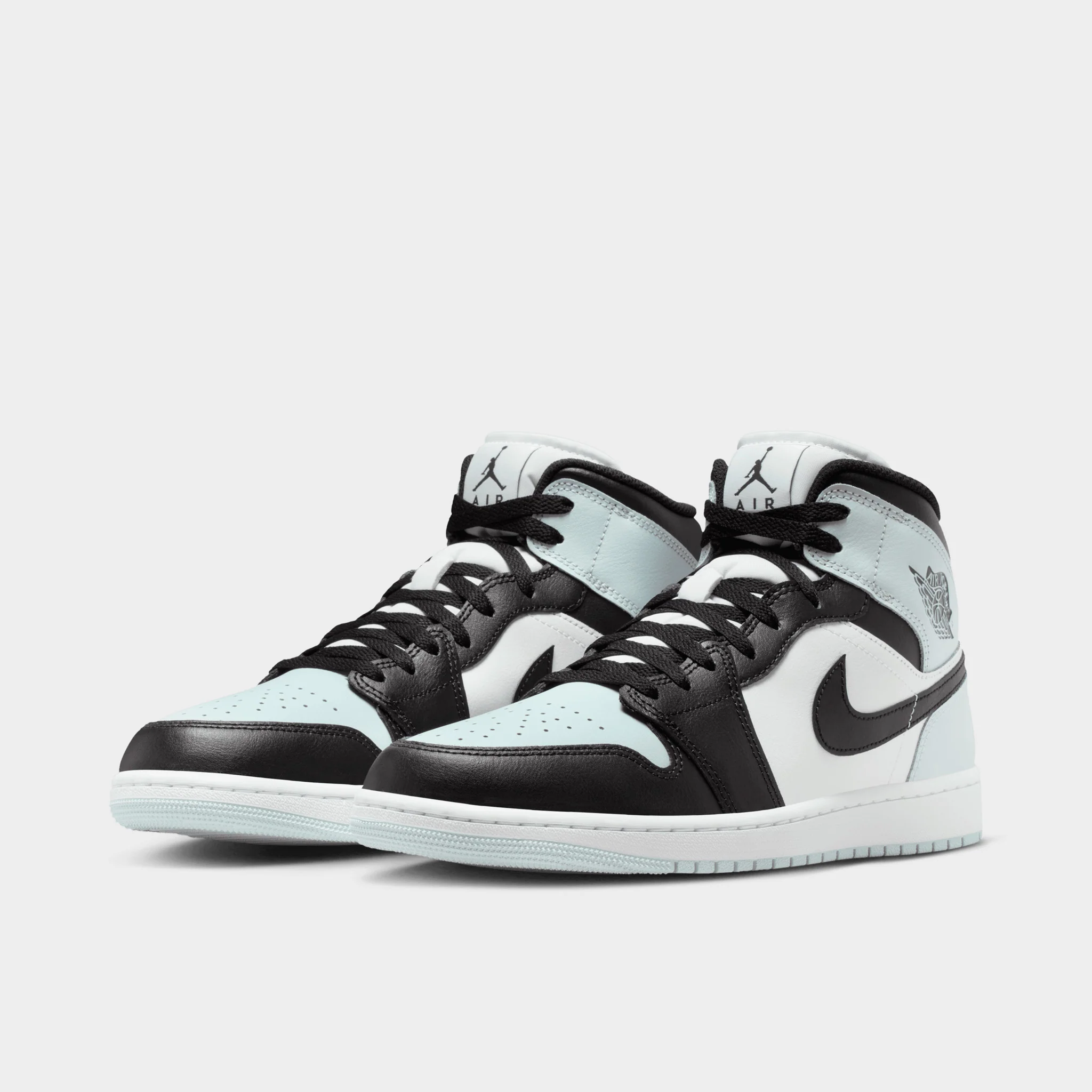 Jordan 1 Mid Black / Squadron Blue - Image 2
