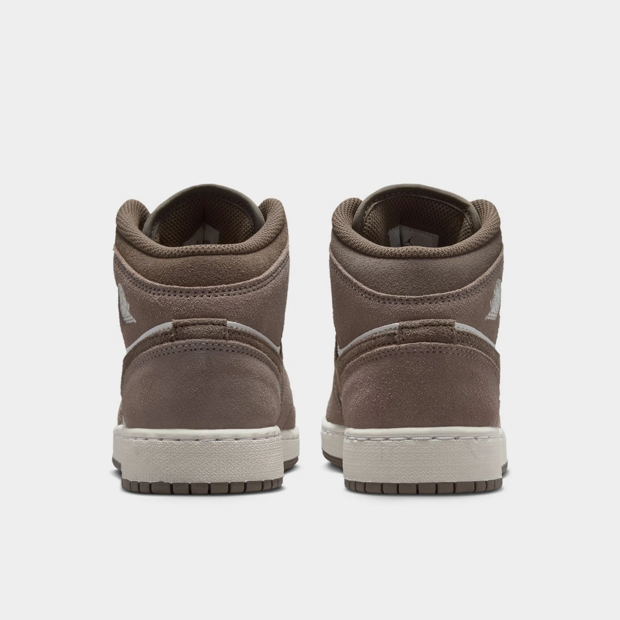 Jordan 1 Mid GS Enigma Stone / Olive Grey - Summit White - Image 5