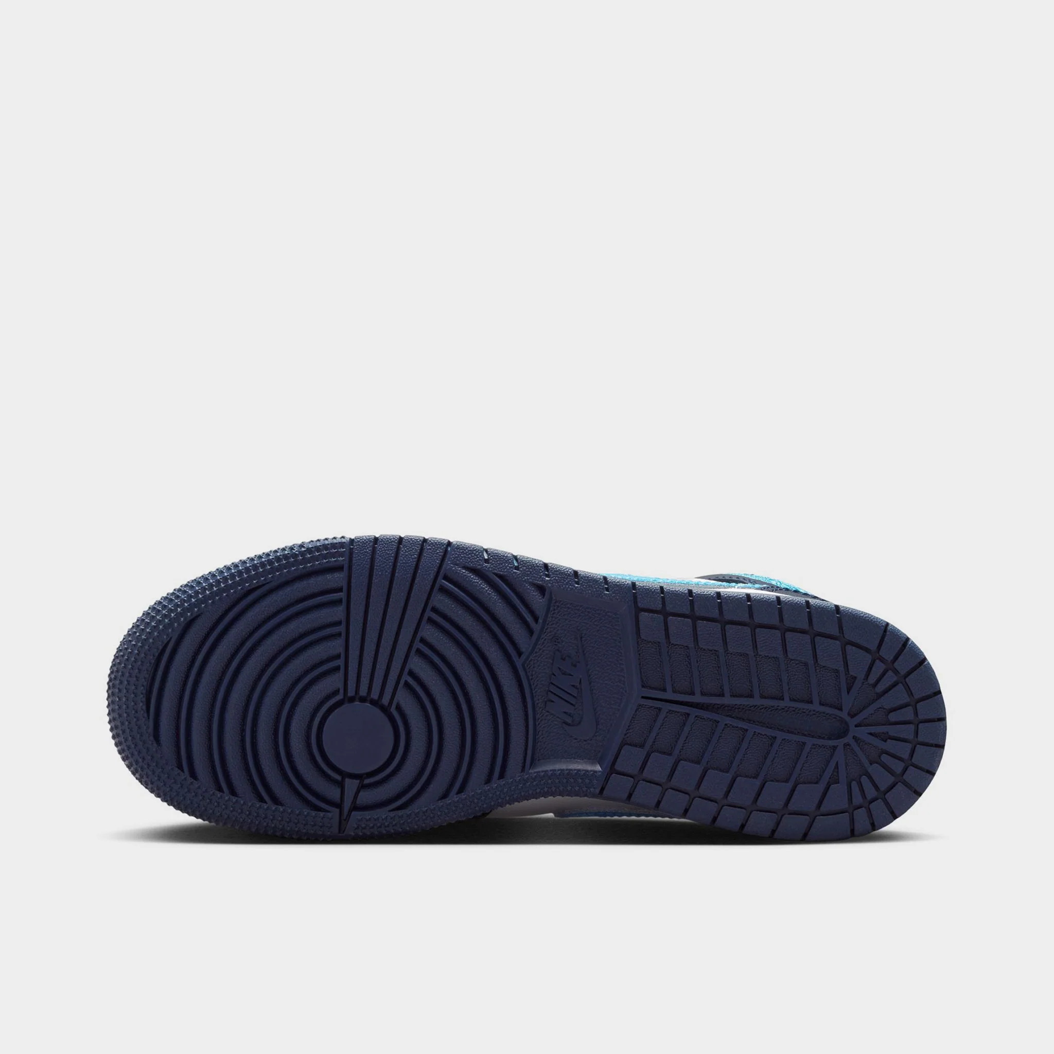 Jordan 1 Mid GS Obsidian / Dark Powder Blue - White - Image 8