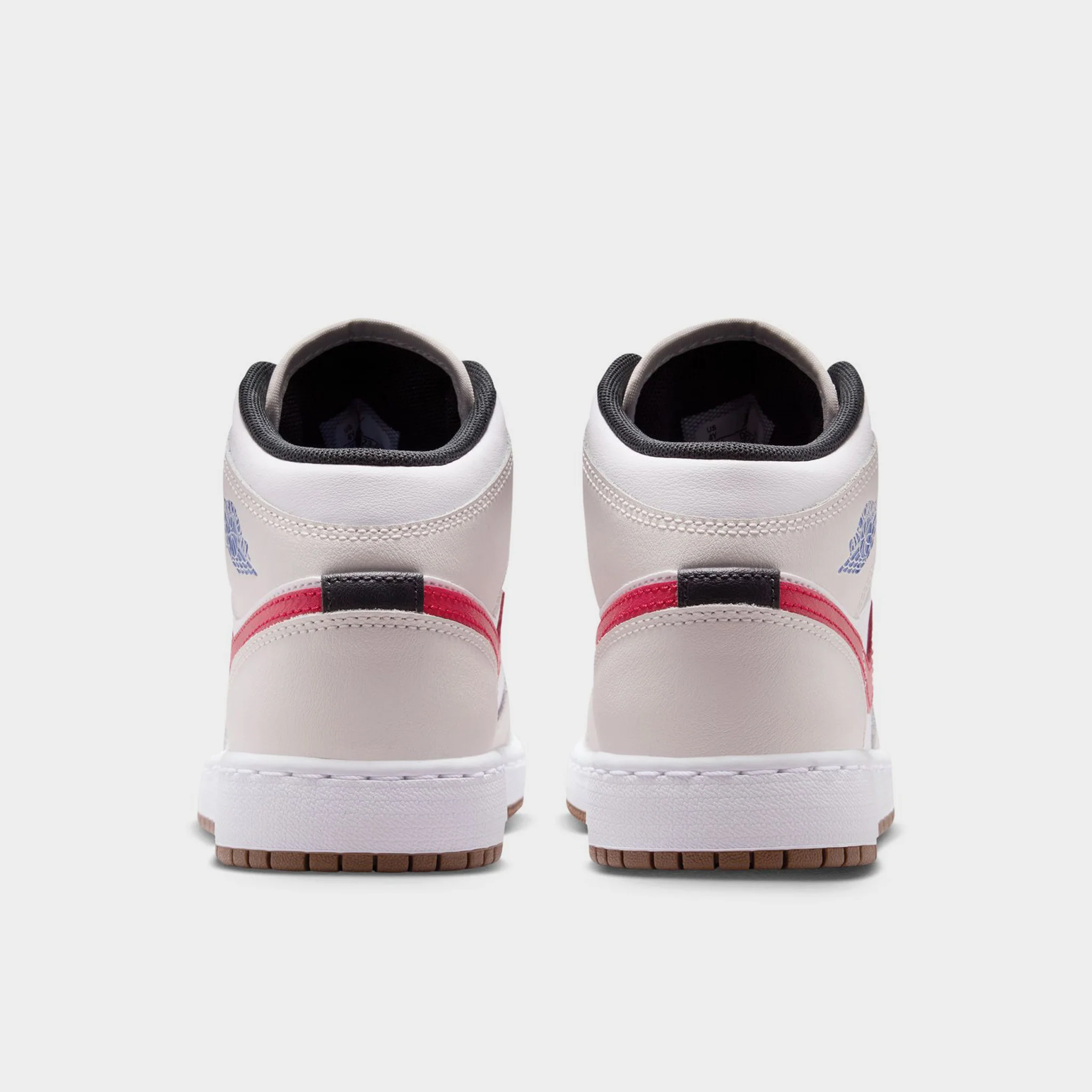 Jordan 1 Mid GS Phantom / Game Royal - White - Image 5