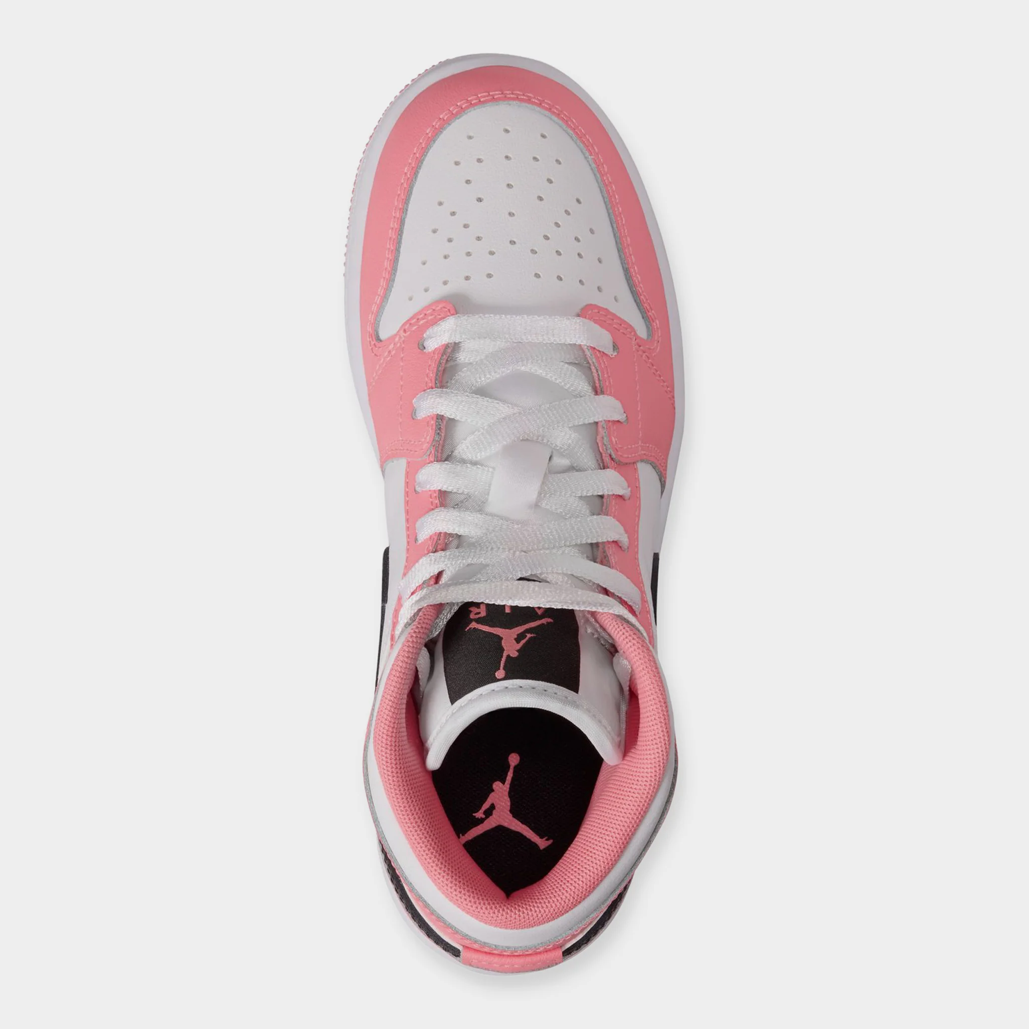 Jordan 1 Mid GS Pink Gaze / Black - White - Image 5