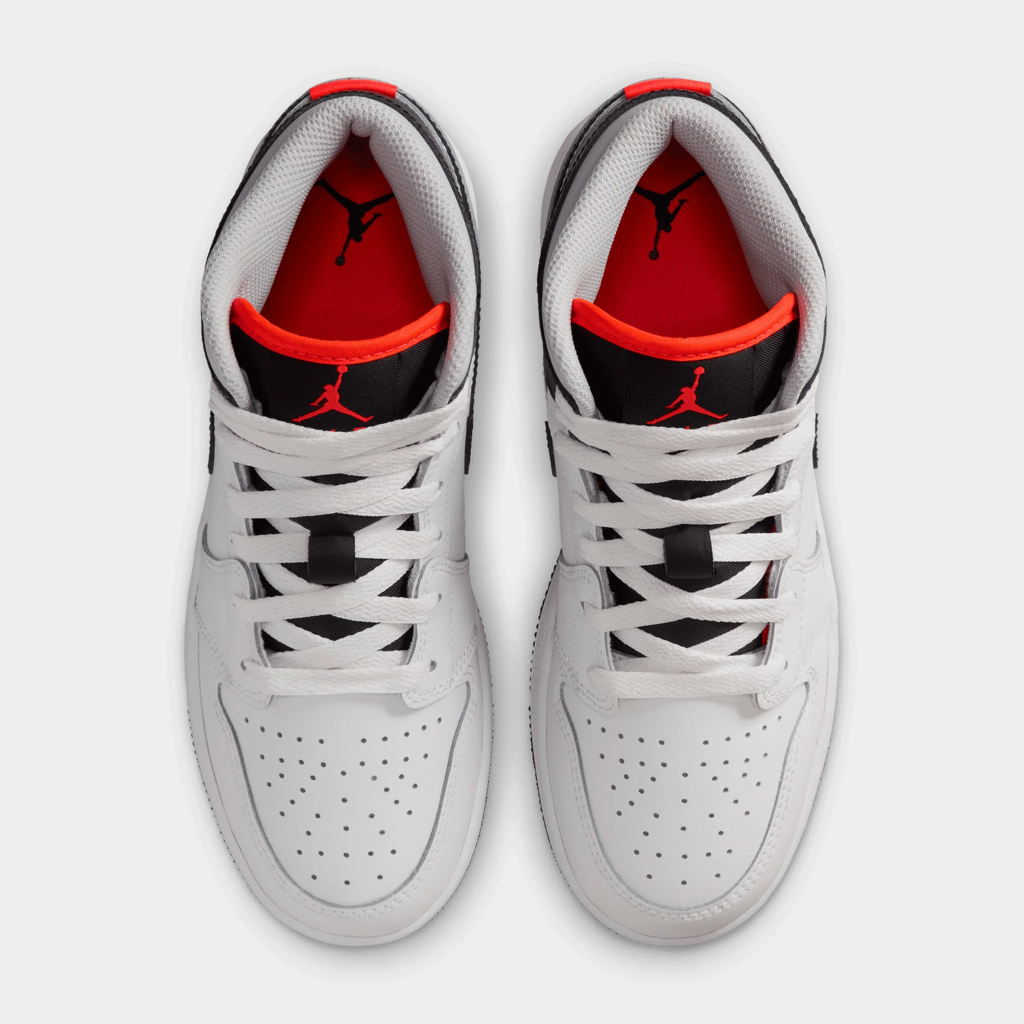 Jordan 1 Mid GS Summit White / Black - Infrared 23 - Image 5