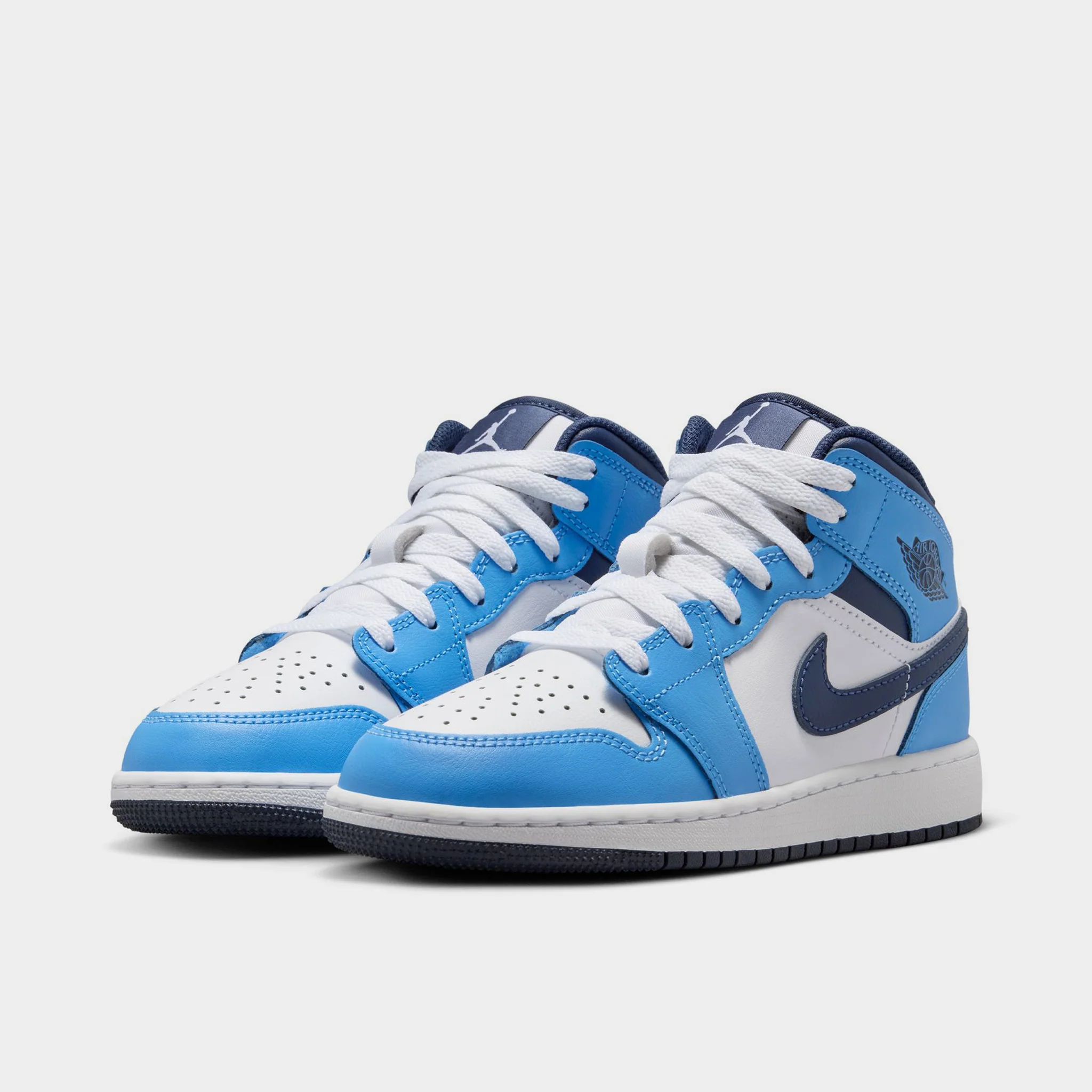 Jordan 1 Mid GS Midnight Navy / University Blue - White - Image 2