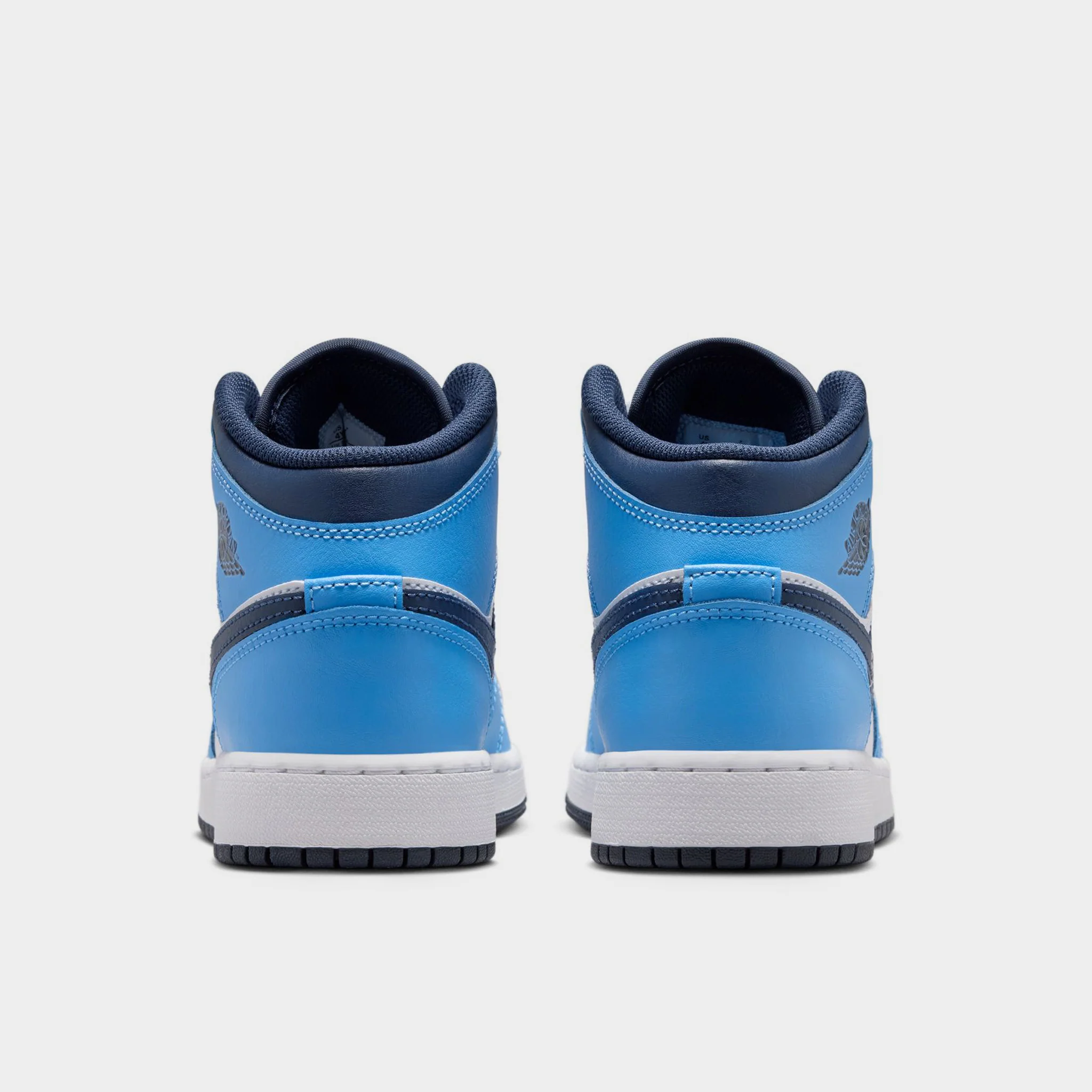 Jordan 1 Mid GS Midnight Navy / University Blue - White - Image 5