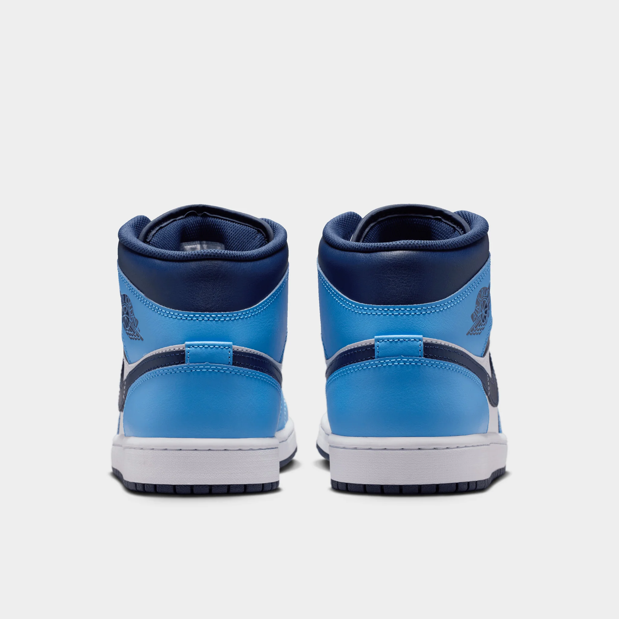 Jordan 1 Mid University Blue / Midnight Navy - White - Image 4