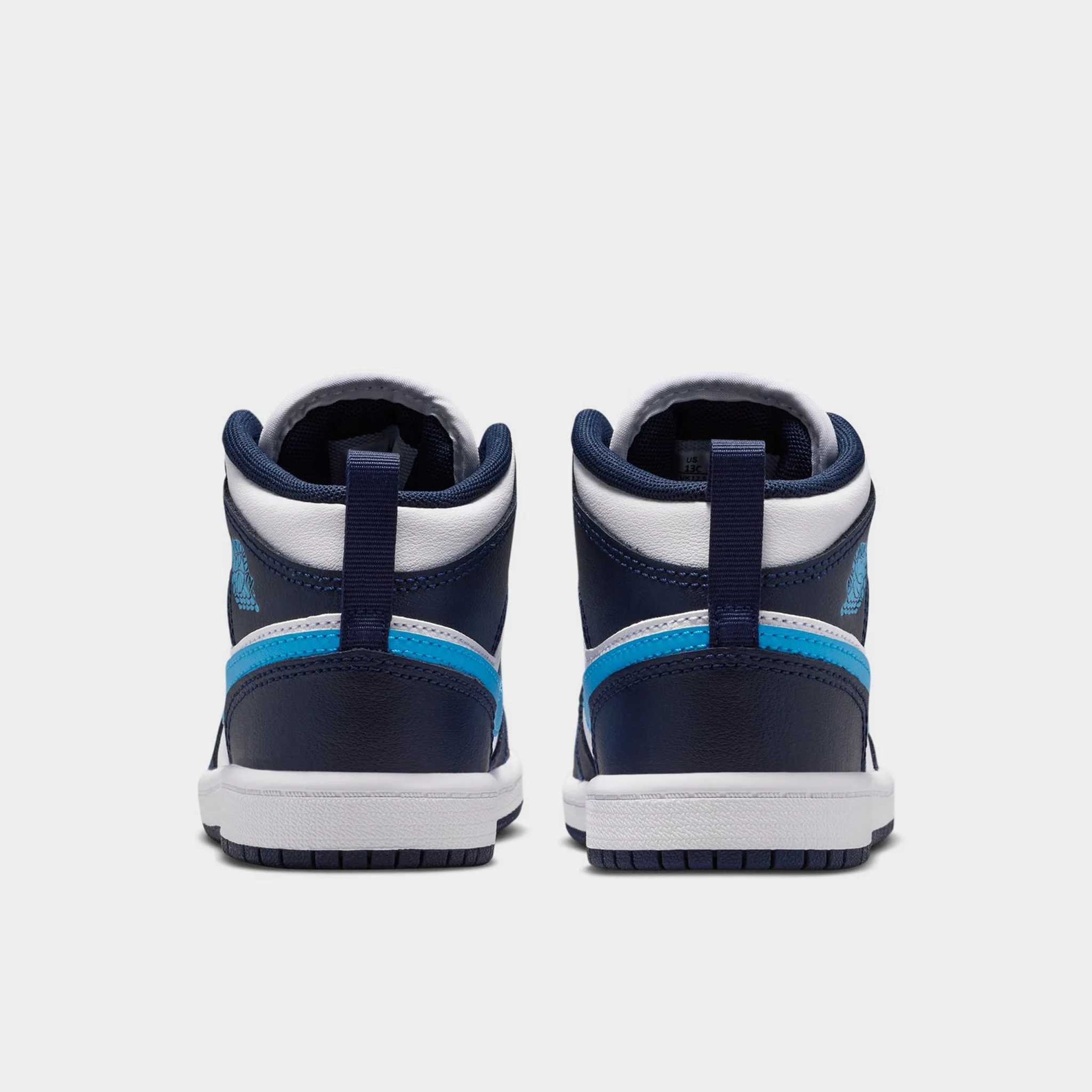 Jordan 1 Mid PS Obsidian / Dark Powder Blue - White - Image 6