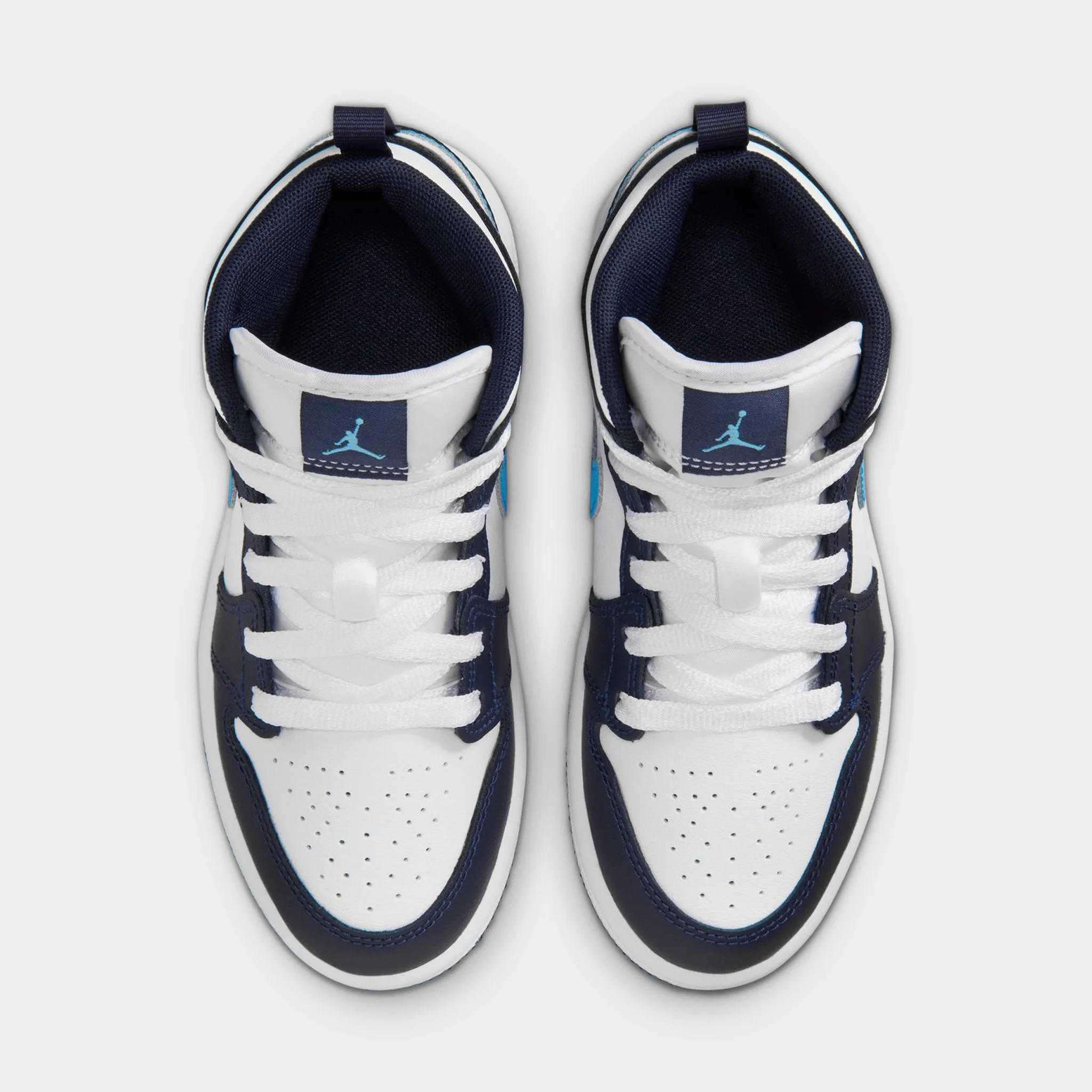 Jordan 1 Mid PS Obsidian / Dark Powder Blue - White - Image 7