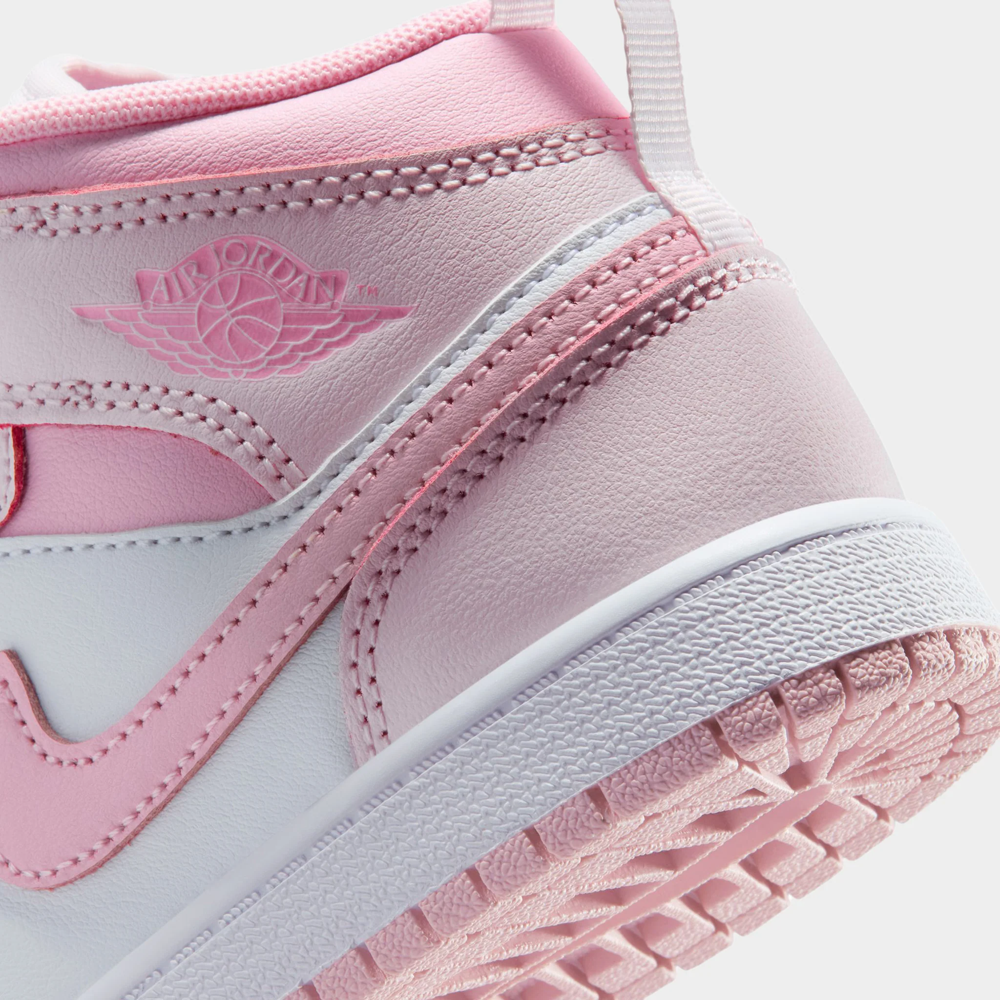 Jordan 1 Mid PS Pearl Pink / Medium Soft Pink - White - Image 4