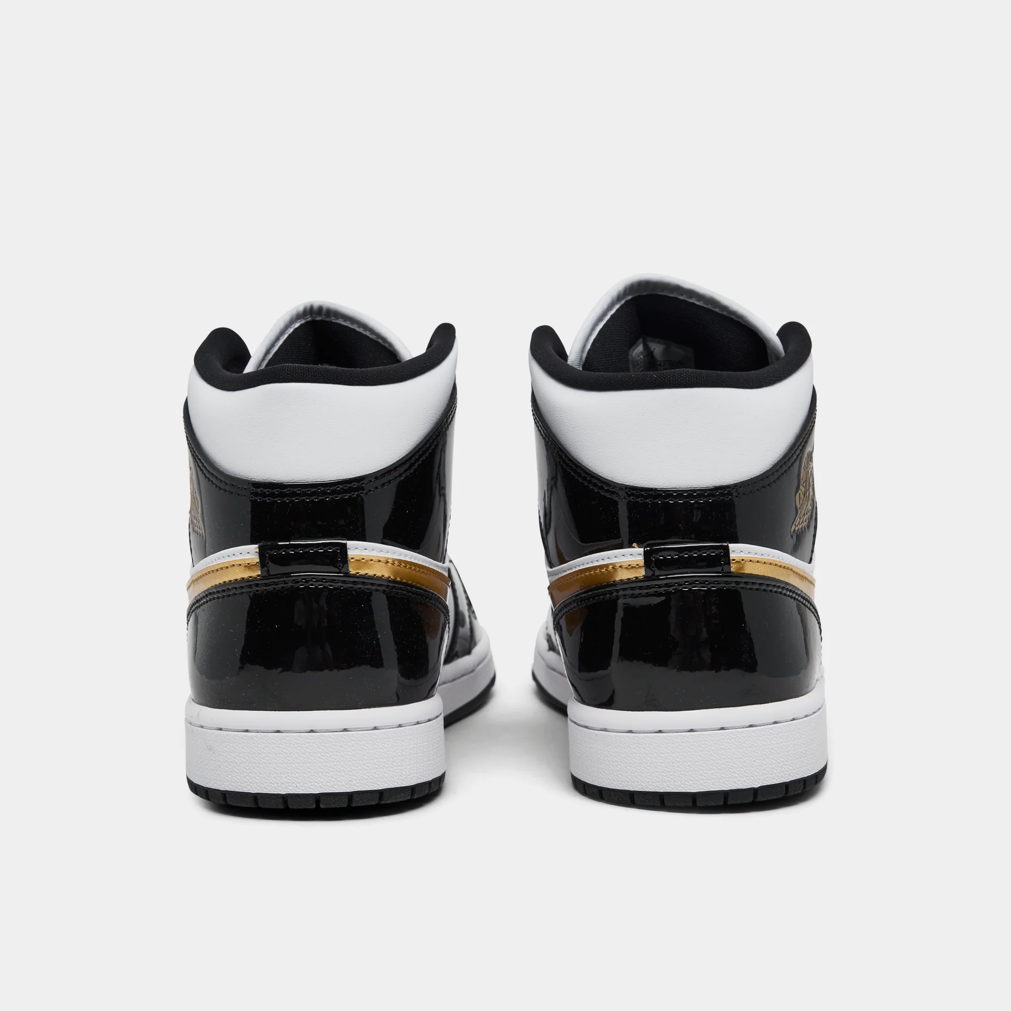 Jordan 1 Mid SE Black / Metallic Gold - White - Image 4