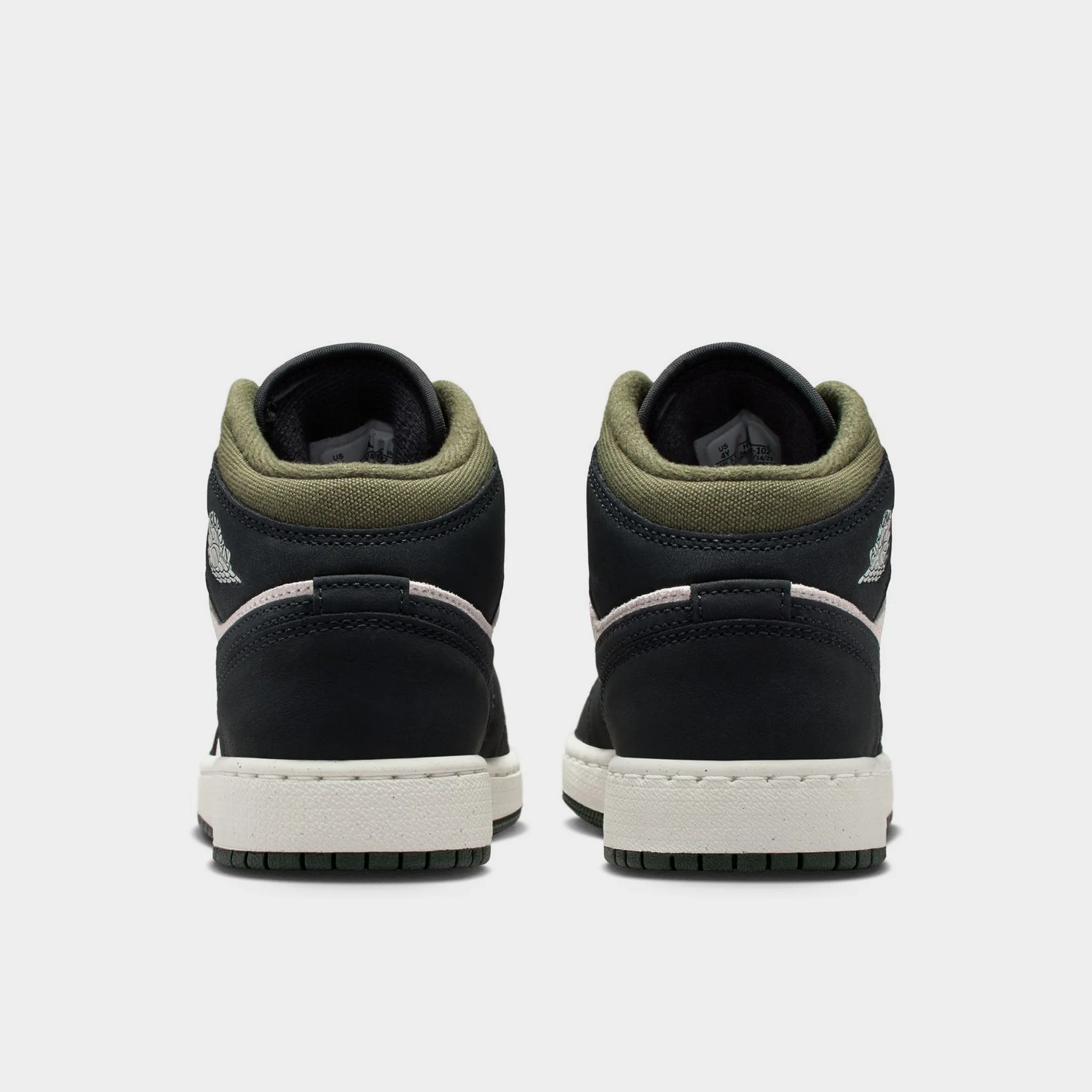 Jordan 1 Mid SE GS Light Orewood Brown / Off Noir - Medium Olive - Image 4