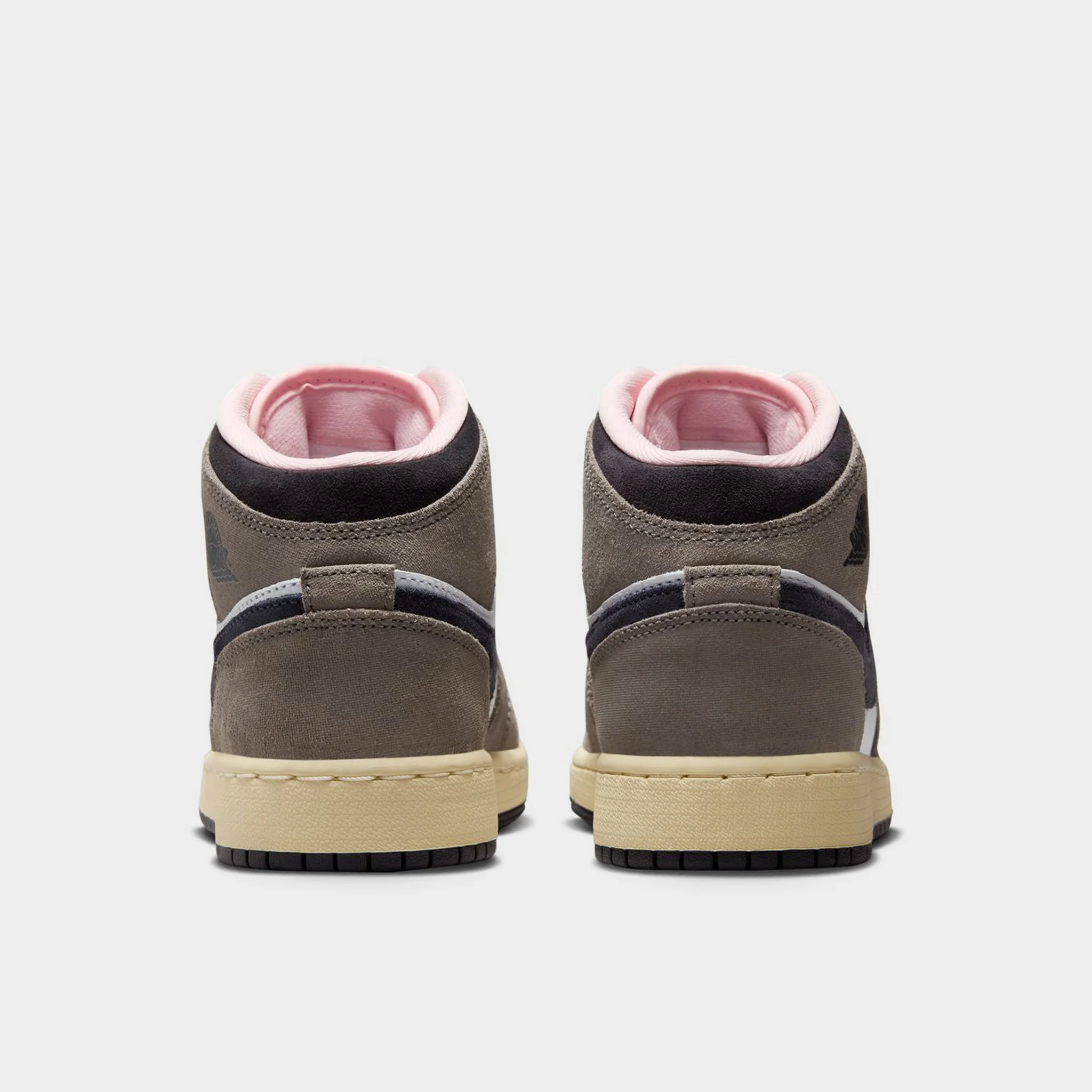 Jordan 1 Mid SE GS White / Oil Grey - Cave Stone - Image 4