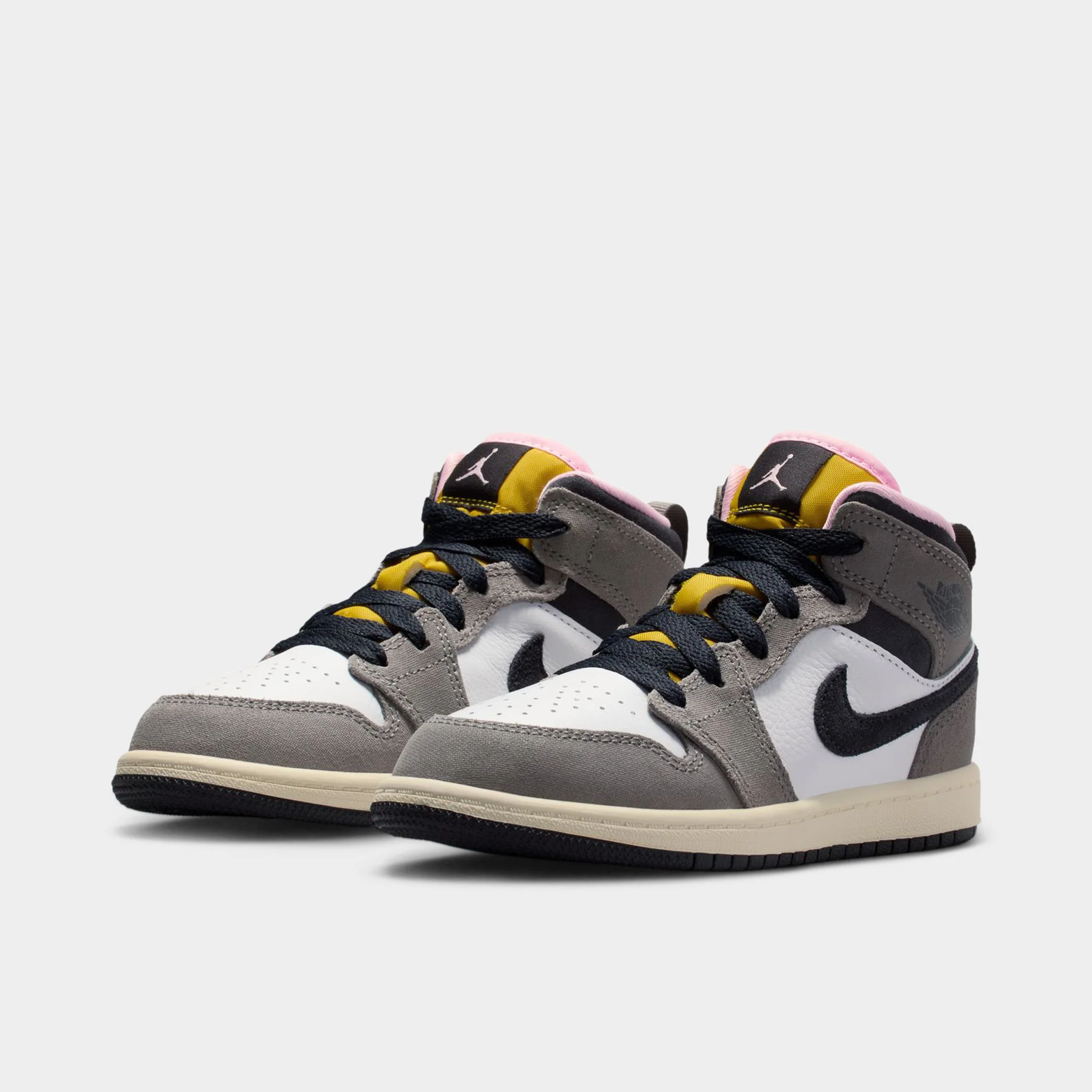 Jordan 1 Mid SE PS White / Oil Grey - Cave Stone - Image 2
