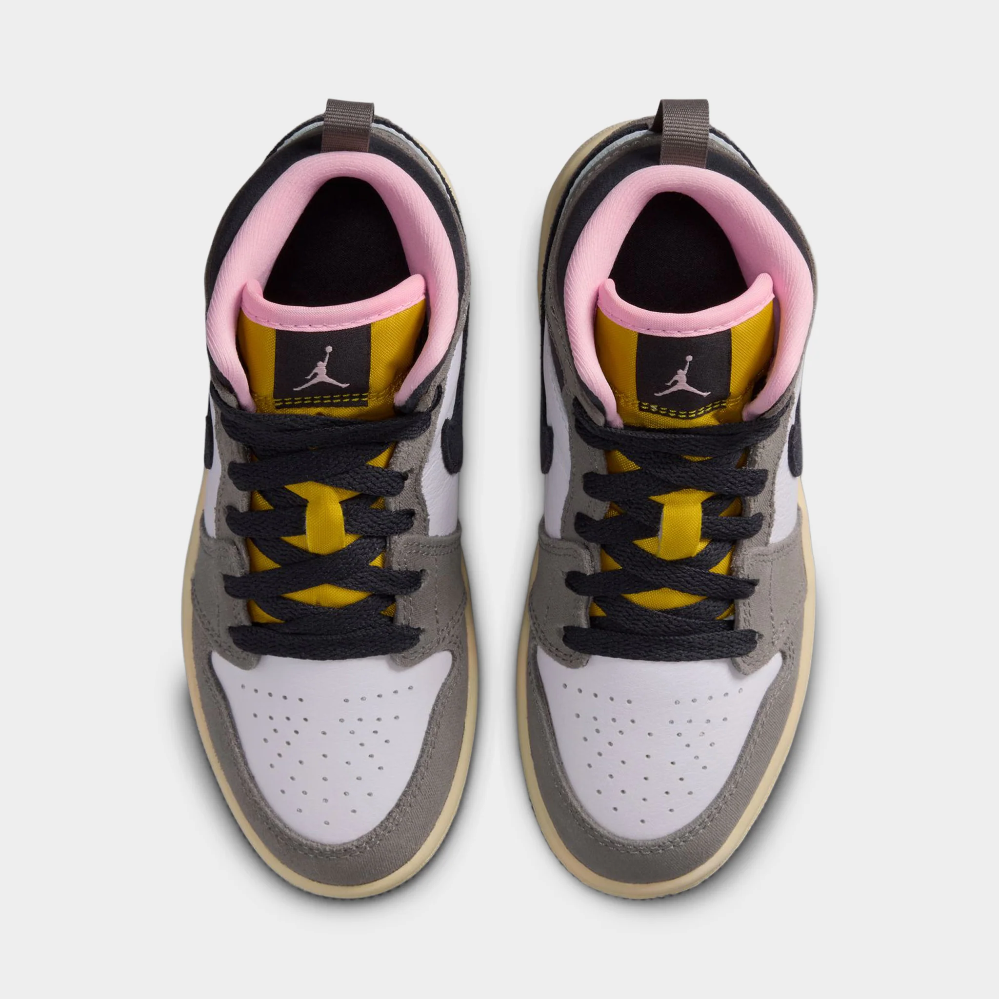 Jordan 1 Mid SE PS White / Oil Grey - Cave Stone - Image 5