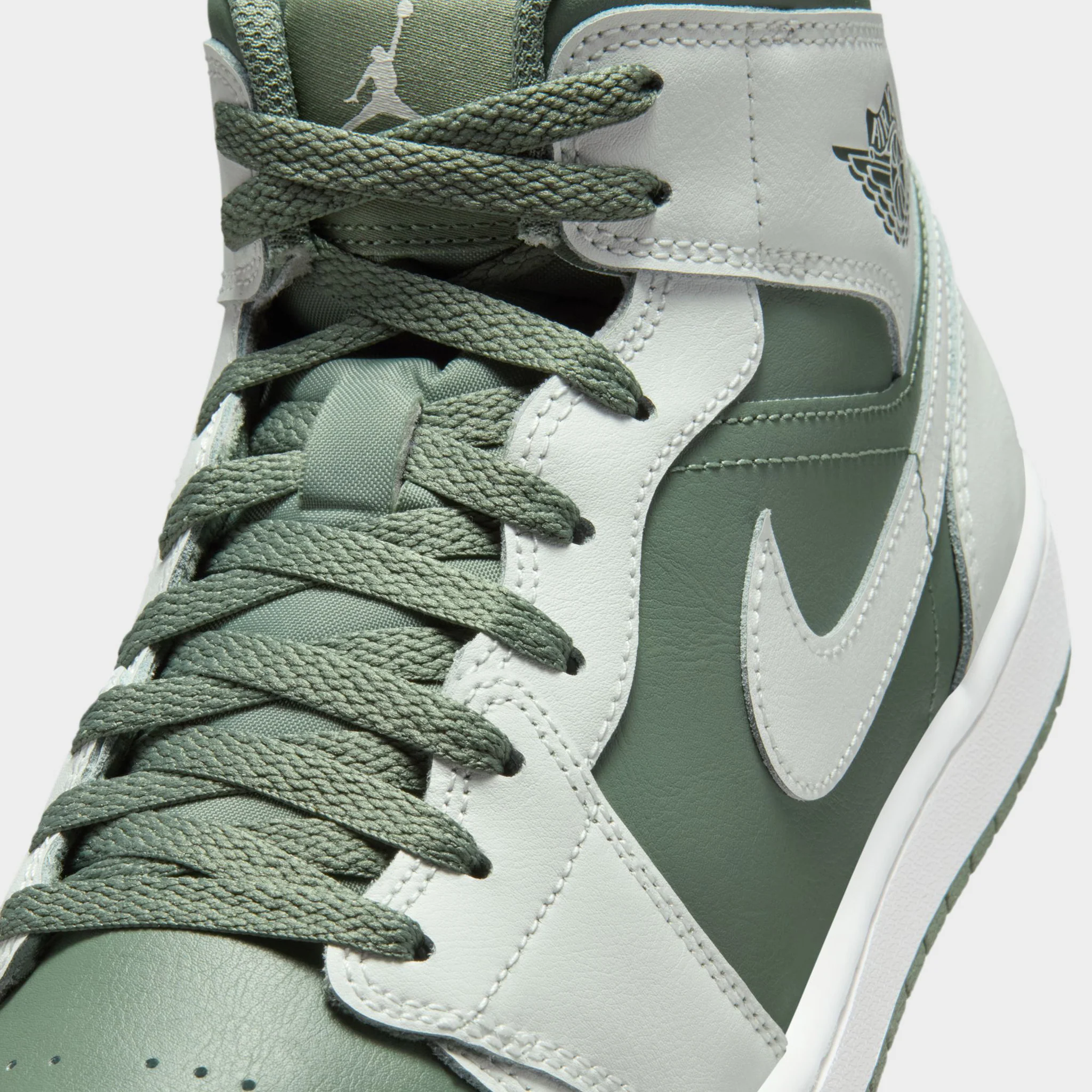 Jordan 1 Mid Summit White / Vintage Lichen - Image 3