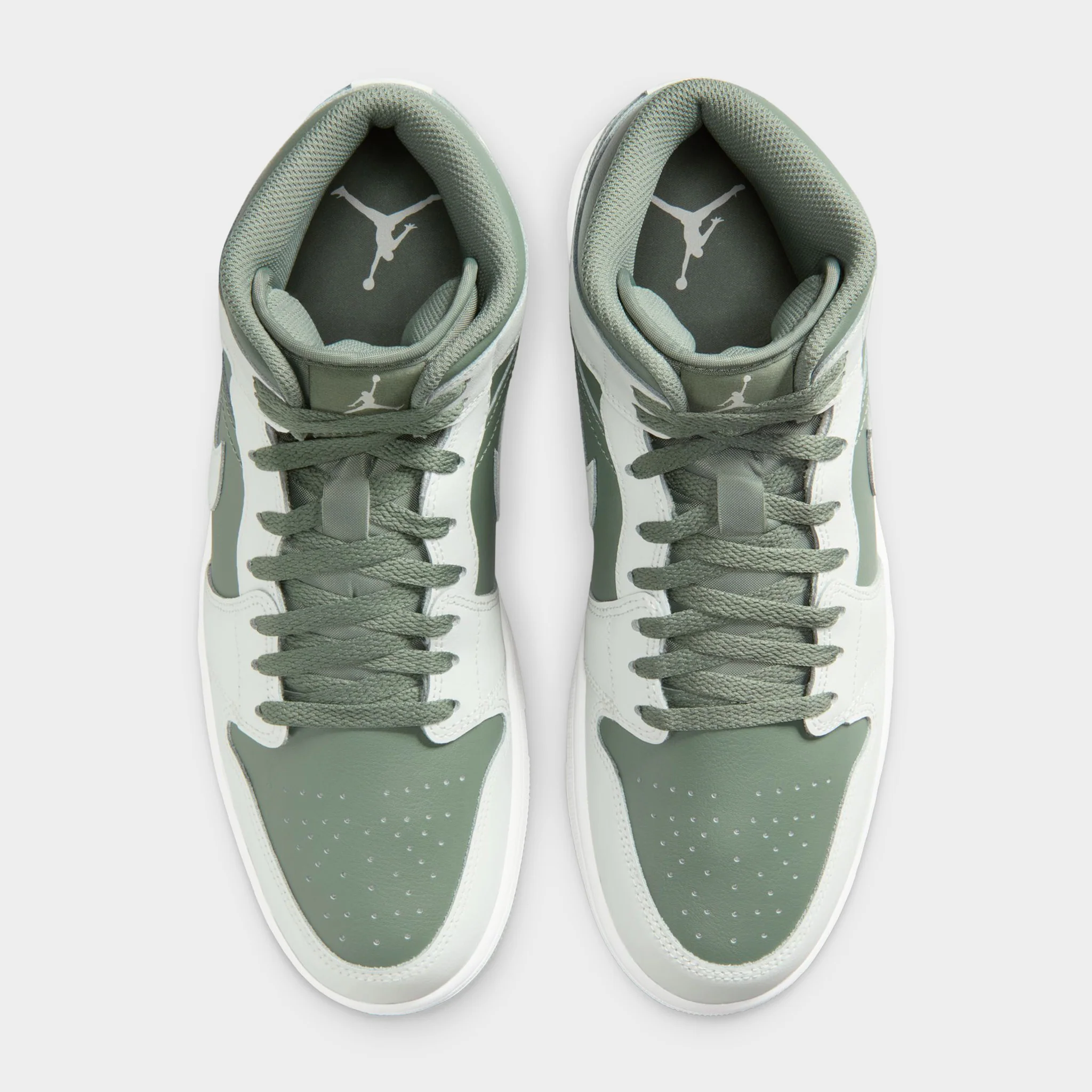 Jordan 1 Mid Summit White / Vintage Lichen - Image 6