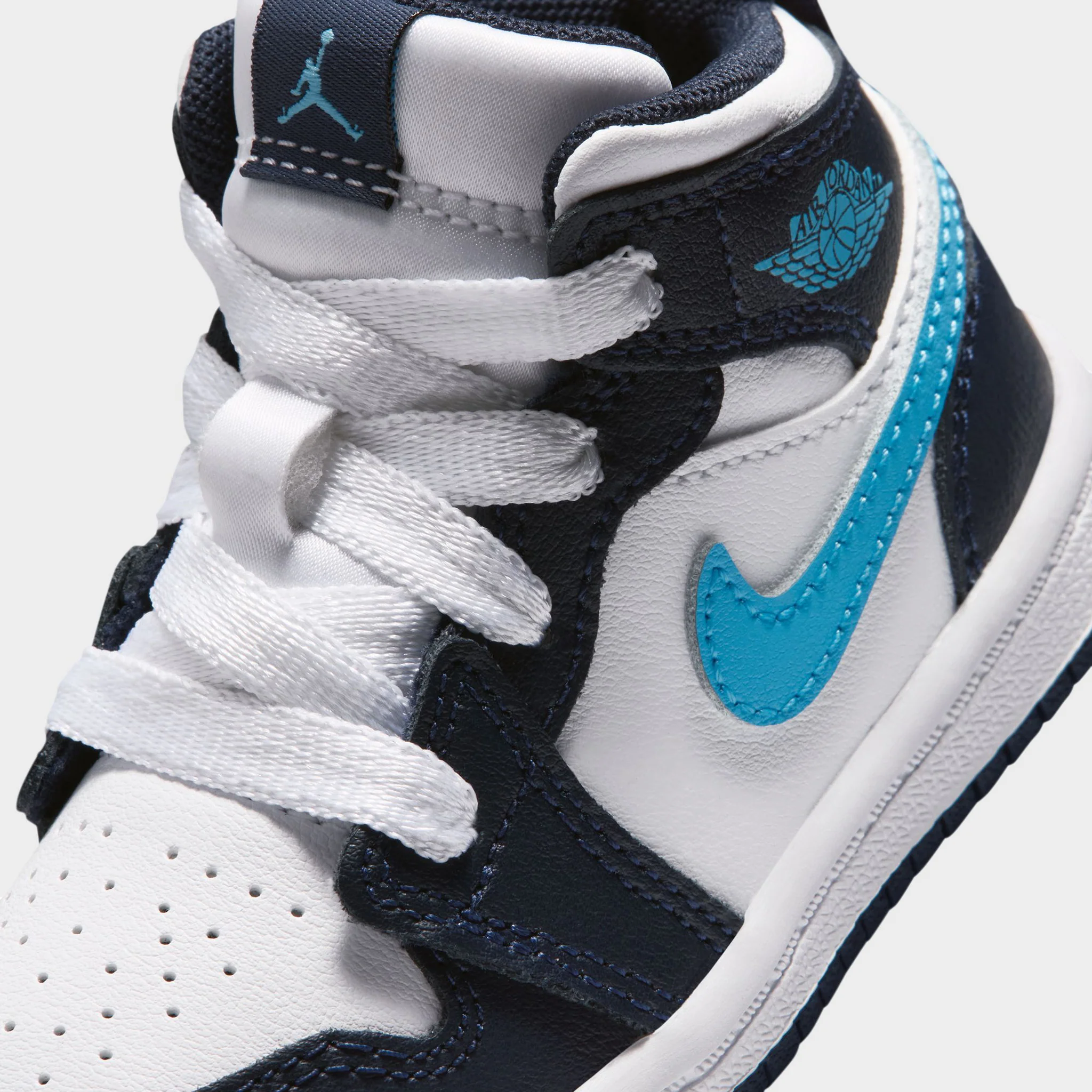 Jordan 1 Mid TD Obsidian / Dark Powder Blue - White - Image 4