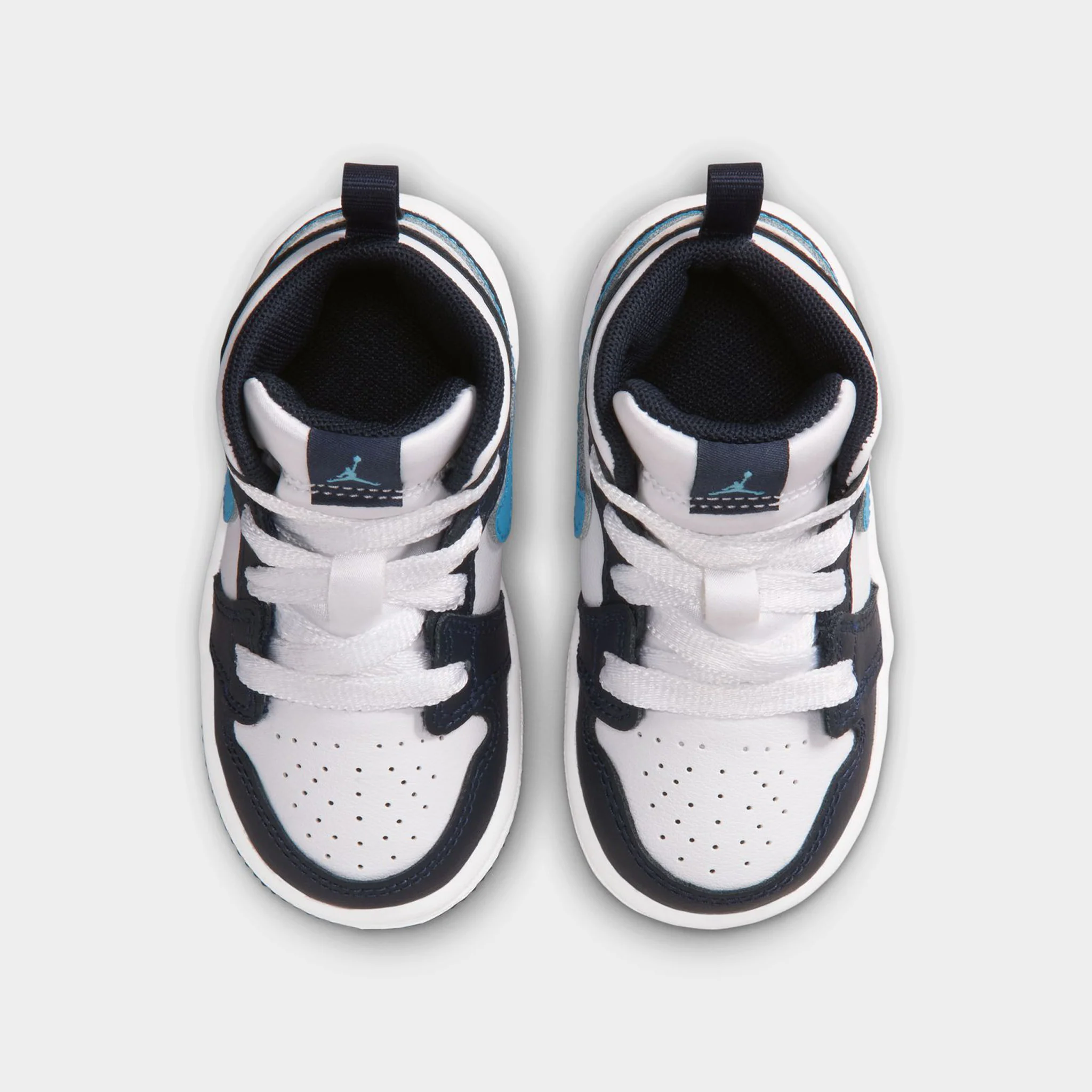 Jordan 1 Mid TD Obsidian / Dark Powder Blue - White - Image 6