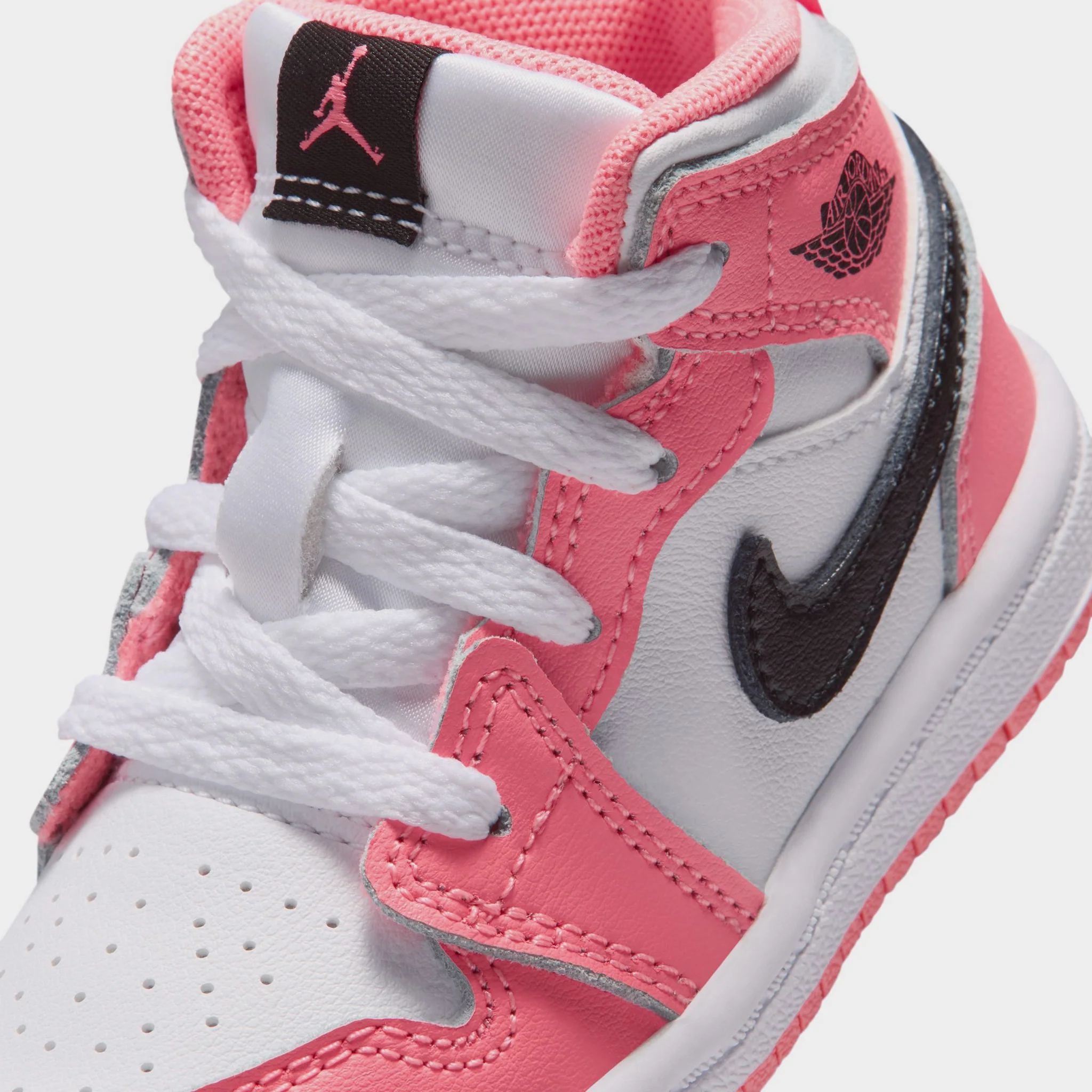 Jordan 1 Mid TD Pink Gaze / Black - White - Image 3
