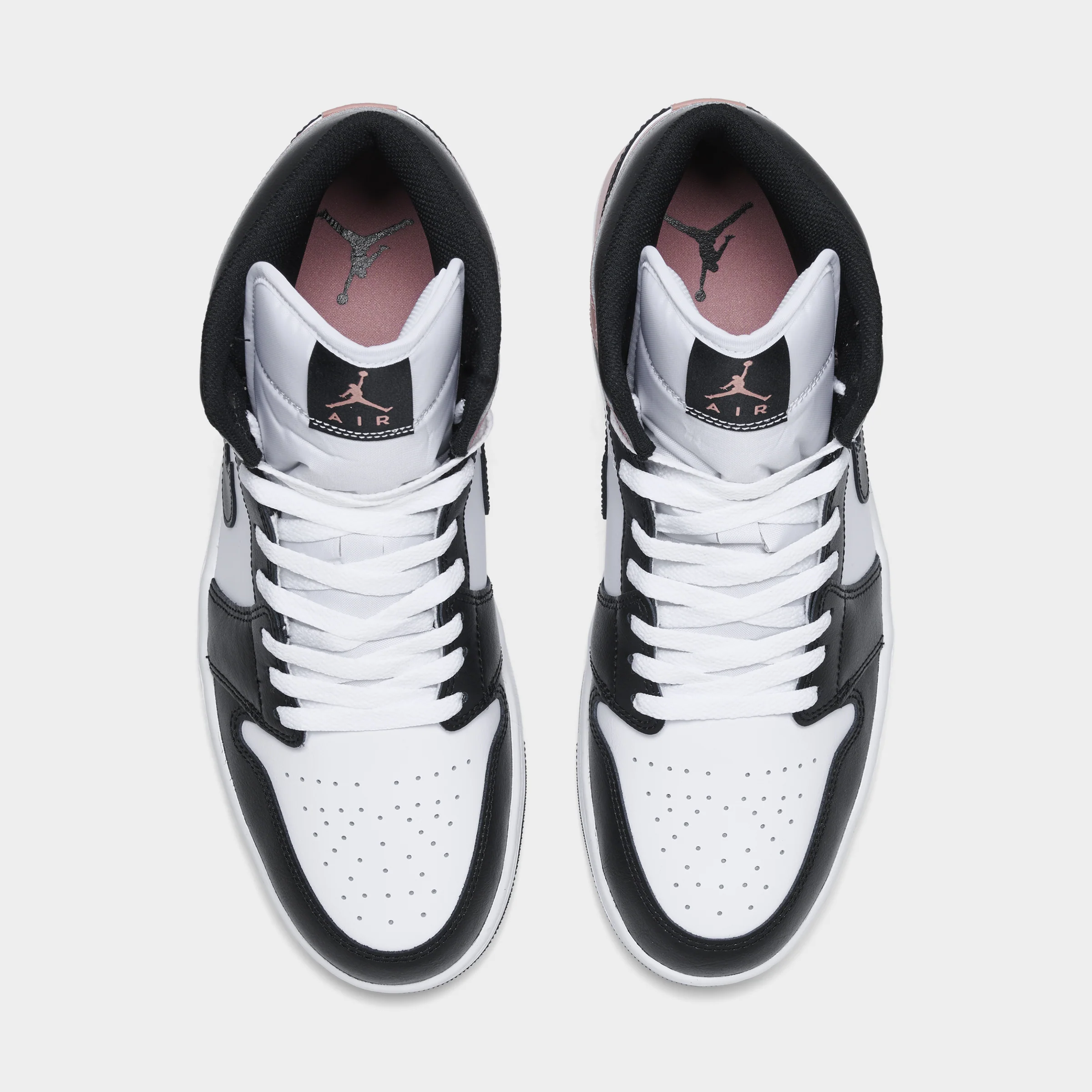 Jordan 1 Mid White / Black - Rust Pink - Image 5