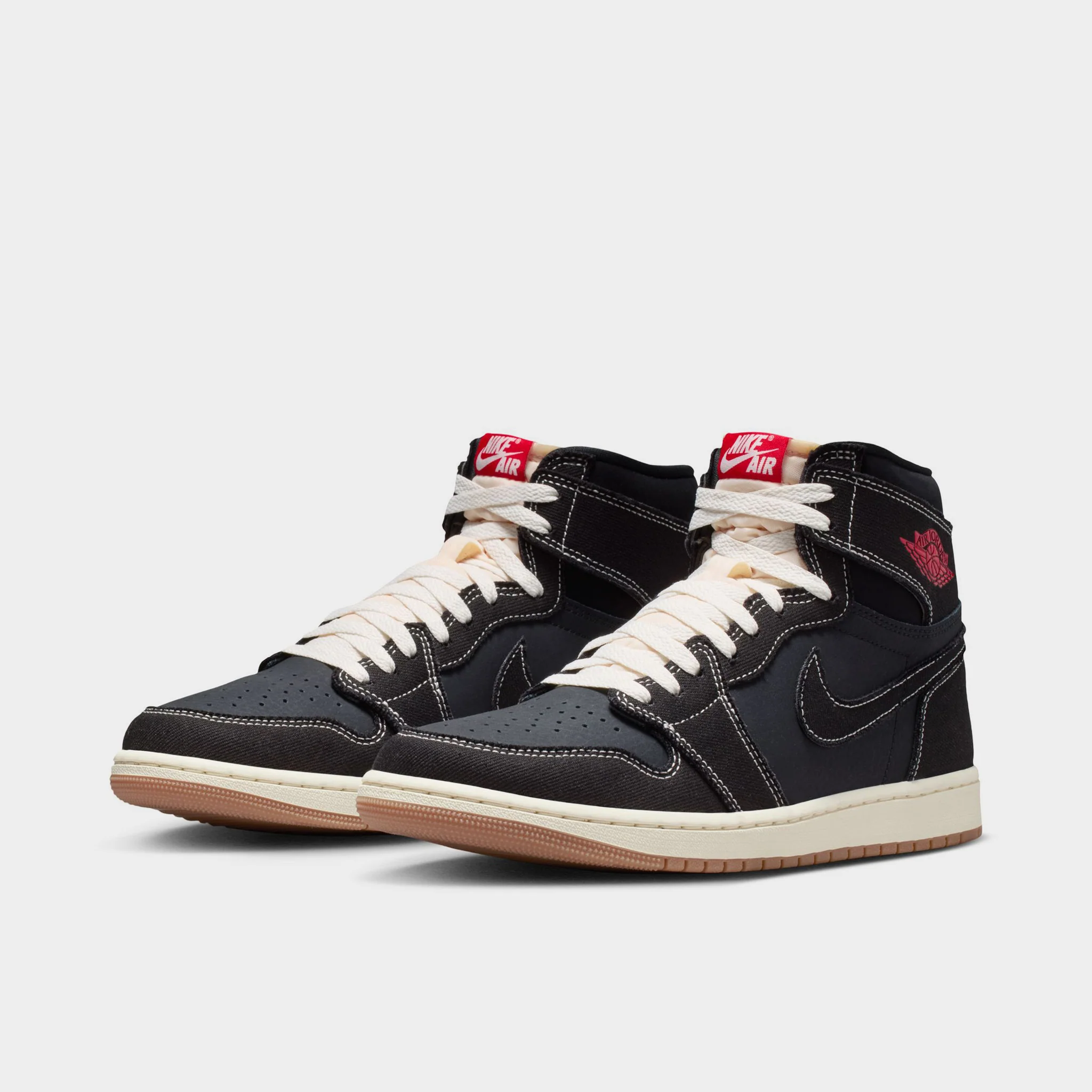 Jordan 1 Retro High OG Flight Club Black / University Red - Sail - Image 2