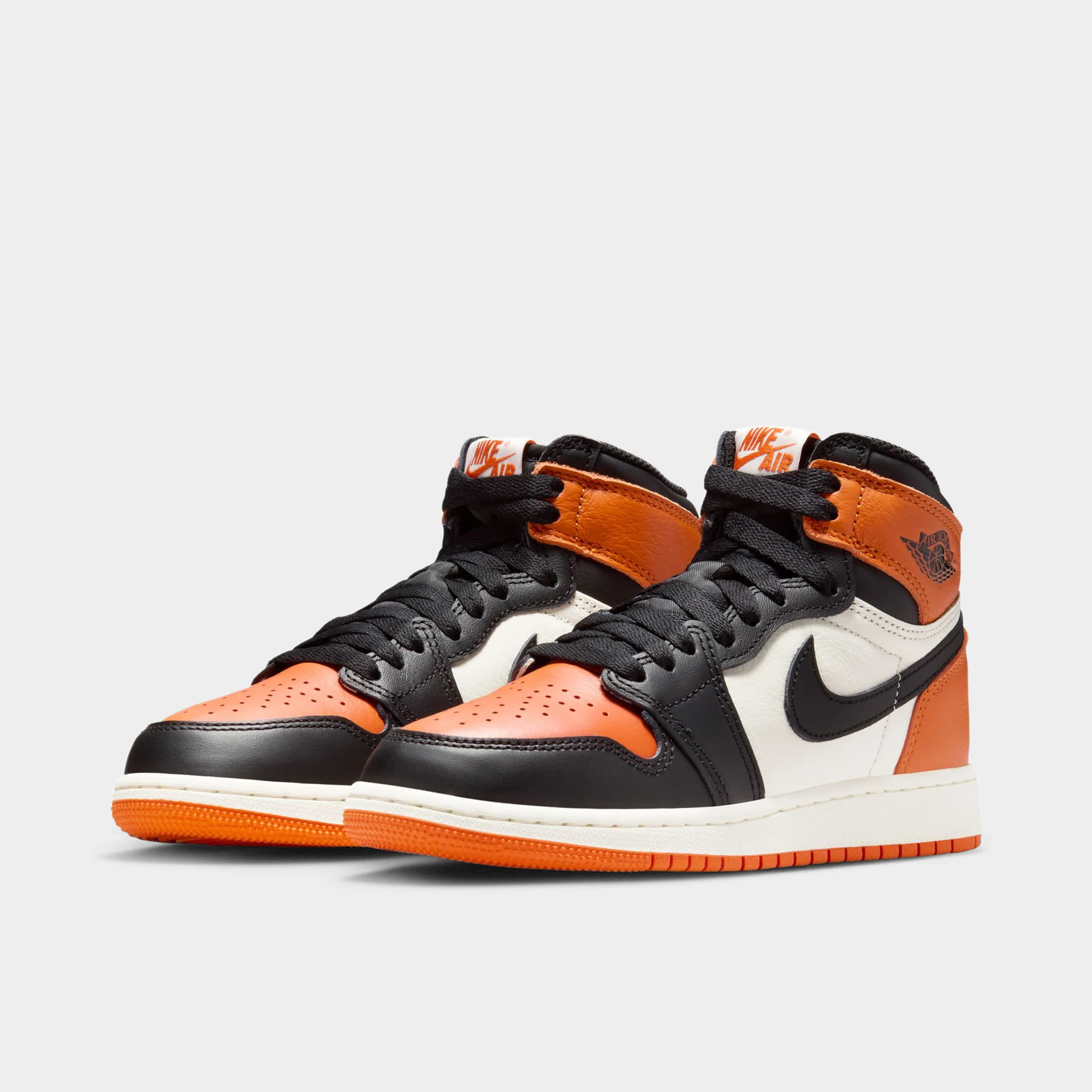 Jordan 1 Retro High OG GS Black / Sail - Starfish - Image 2